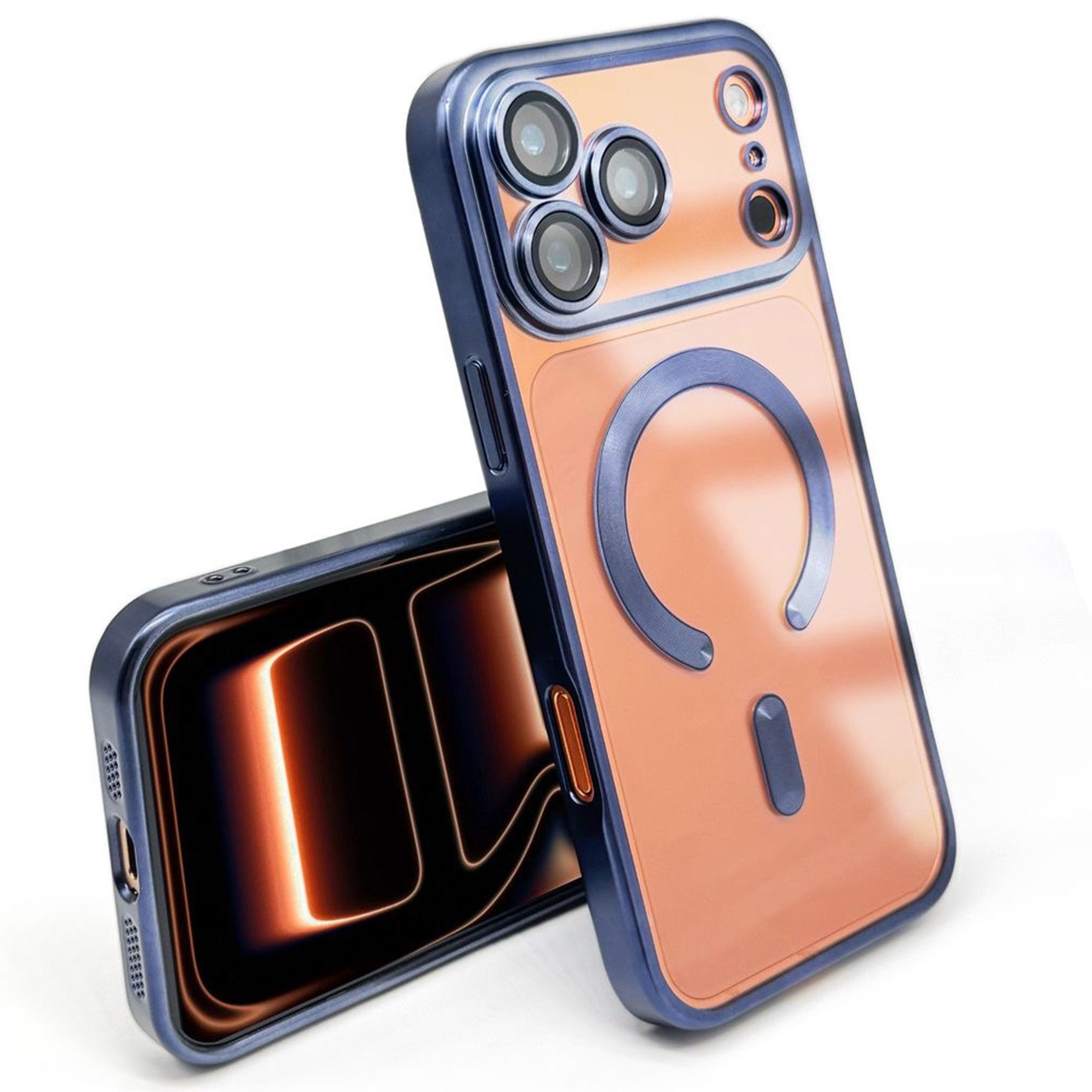 Wörleonline Handyhülle für iPhone 17 Pro / iPhone 17 Pro Max mit integriertem Kameraschutz 6,3 Zoll, in passendem Farbton zur Originalfarbe, MagSafe kompatible  – Bild 2 von 4