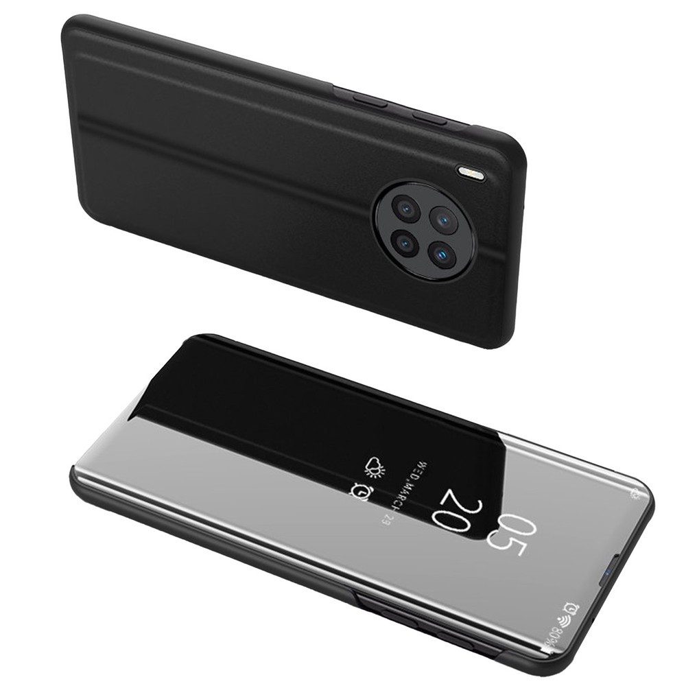 Hurtel Handyhülle Klapphülle Spiegeloptik Kameraschutz, Klappdesign, Kameraschutz, Spiegeloptik