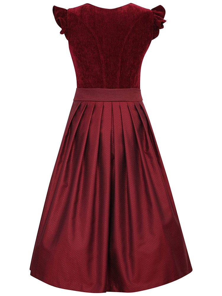 MarJo Dirndl Dirndl Hochwinkel 75cm Länge wine