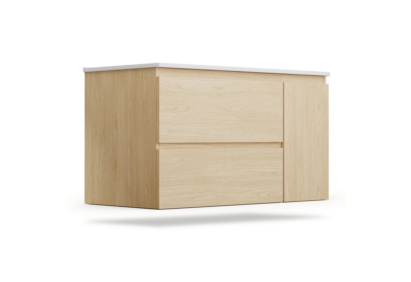 Thumbnail - blumfeldt Waschtisch Johnstone Waschtisch Badezimmerschrank Badschrank 90 cm, Waschbecken mit Schrank Waschbeckenuntersc...