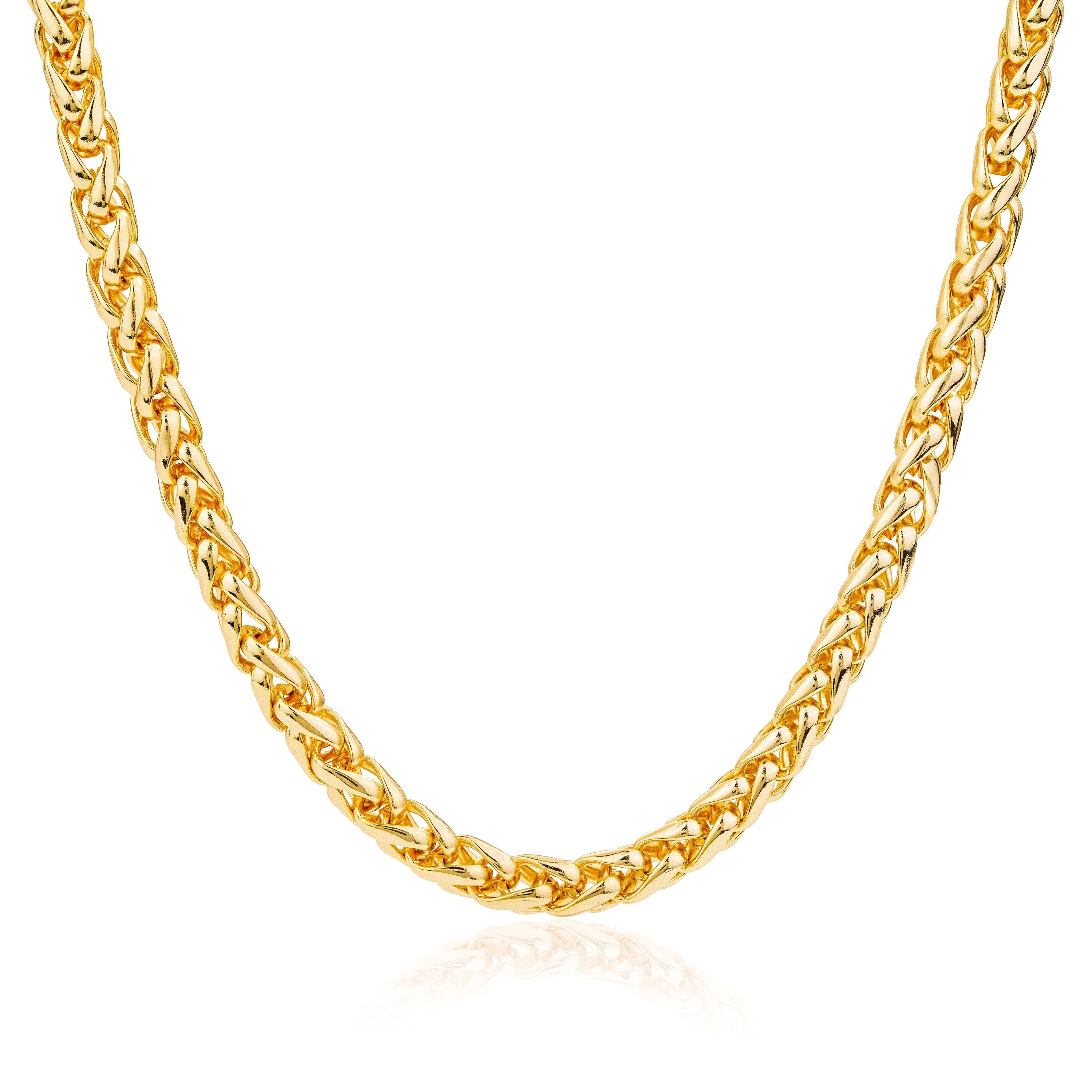 Brandlinger Gliederkette Halskette Amsterdam, chunky Statement Halskette vergoldet