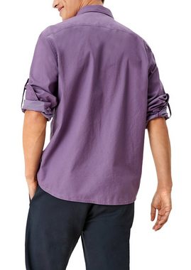 s.Oliver Langarmhemd Regular: Hemd mit Turn-Up-Funktion