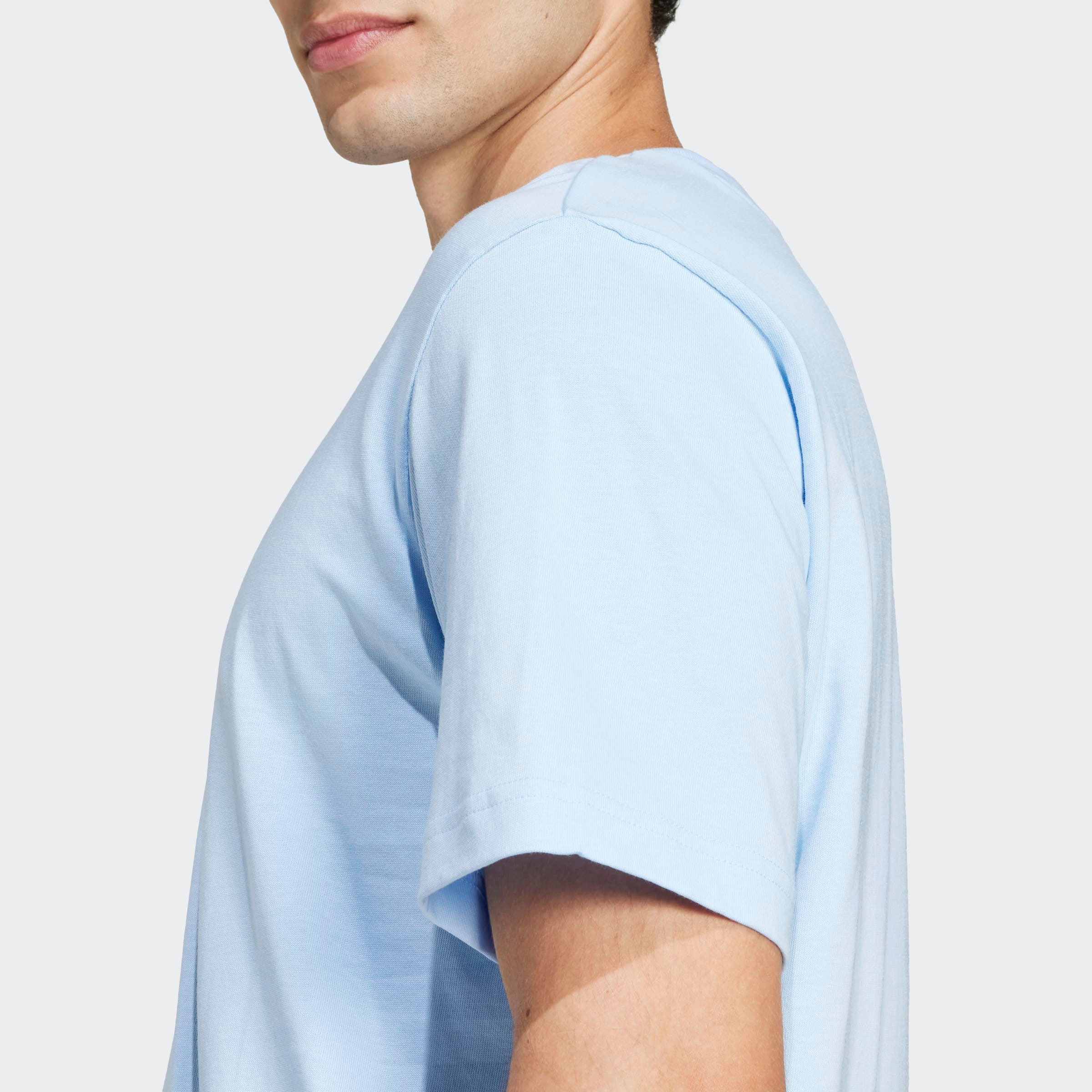 adidas Sportswear T-Shirt ESSENTIALS SMALL LOGO SINGLE JERSEY sportliches Kurzarmshirt, mit Rundhalsausschnitt