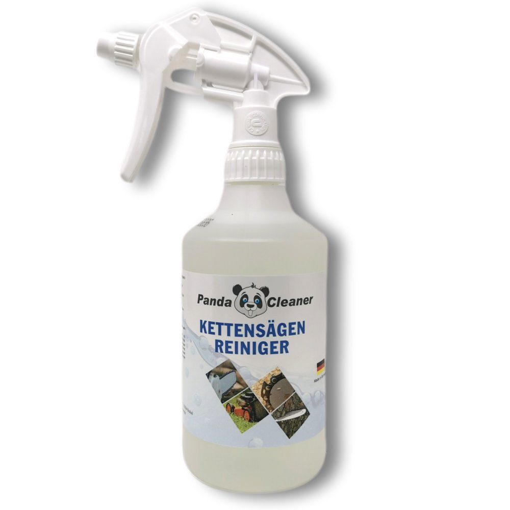 PandaCleaner Harzlöser - Sägeblatt-, Heckenscheren- & Kettensägenreiniger (Set, [- 1 x Sprühkopf + 1 x Reiniger 500ml)