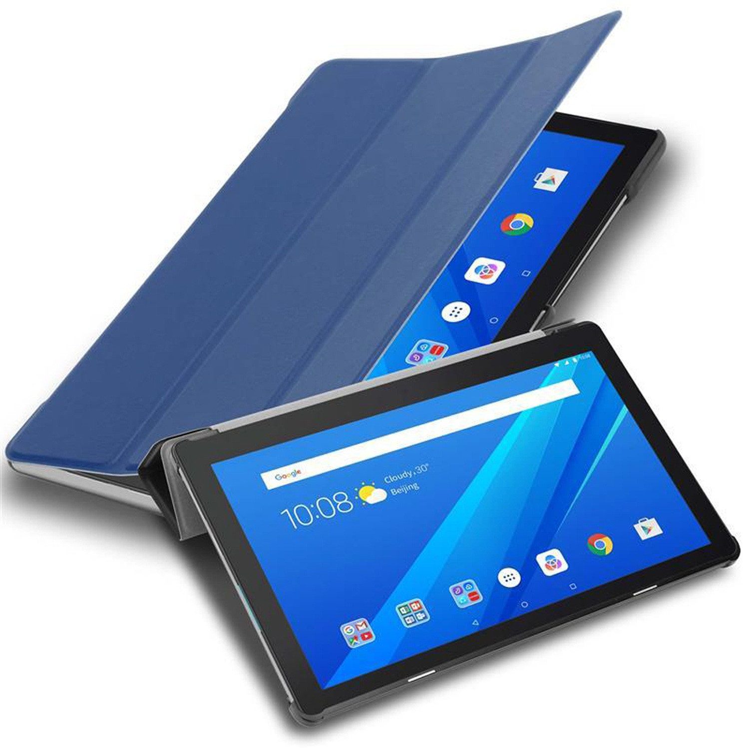 Cadorabo Tablet-Hülle für Lenovo Tab M10 (10.1 Zoll) TB-X505F Hülle Lenovo Tab M10 (10.1 Zoll) TB-X505F, Klappbare Tablet Schutzhülle - Hülle - Standfunktion - 360 Grad Case
