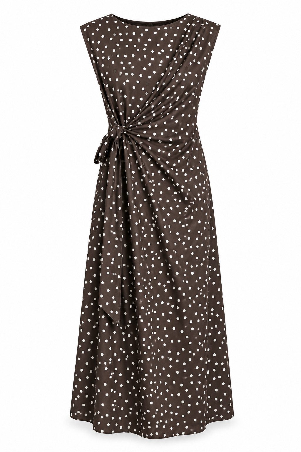 ITALY VIBES Midikleid - Elegantes Abendkleid in Wickeloptik mit Bindegürtel für Damen One Size / Einheitsgröße passend für Größen S bis L