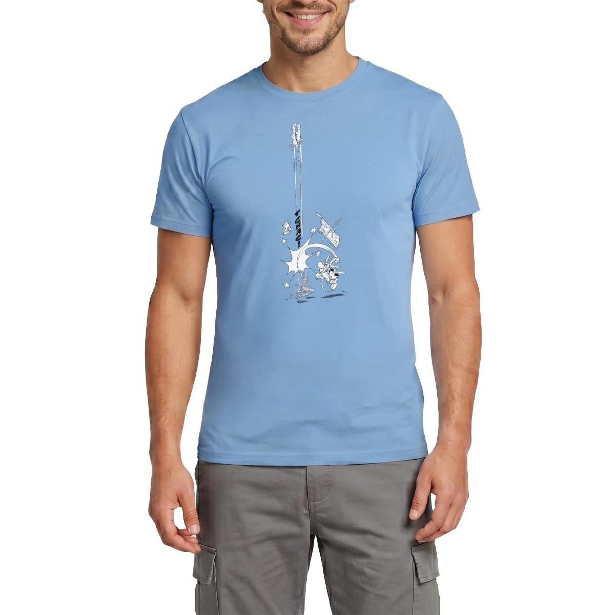 Spreadshirt T-Shirt Asterix & Obelix - Asterix Tchac Männer T-Shirt (1-tlg)