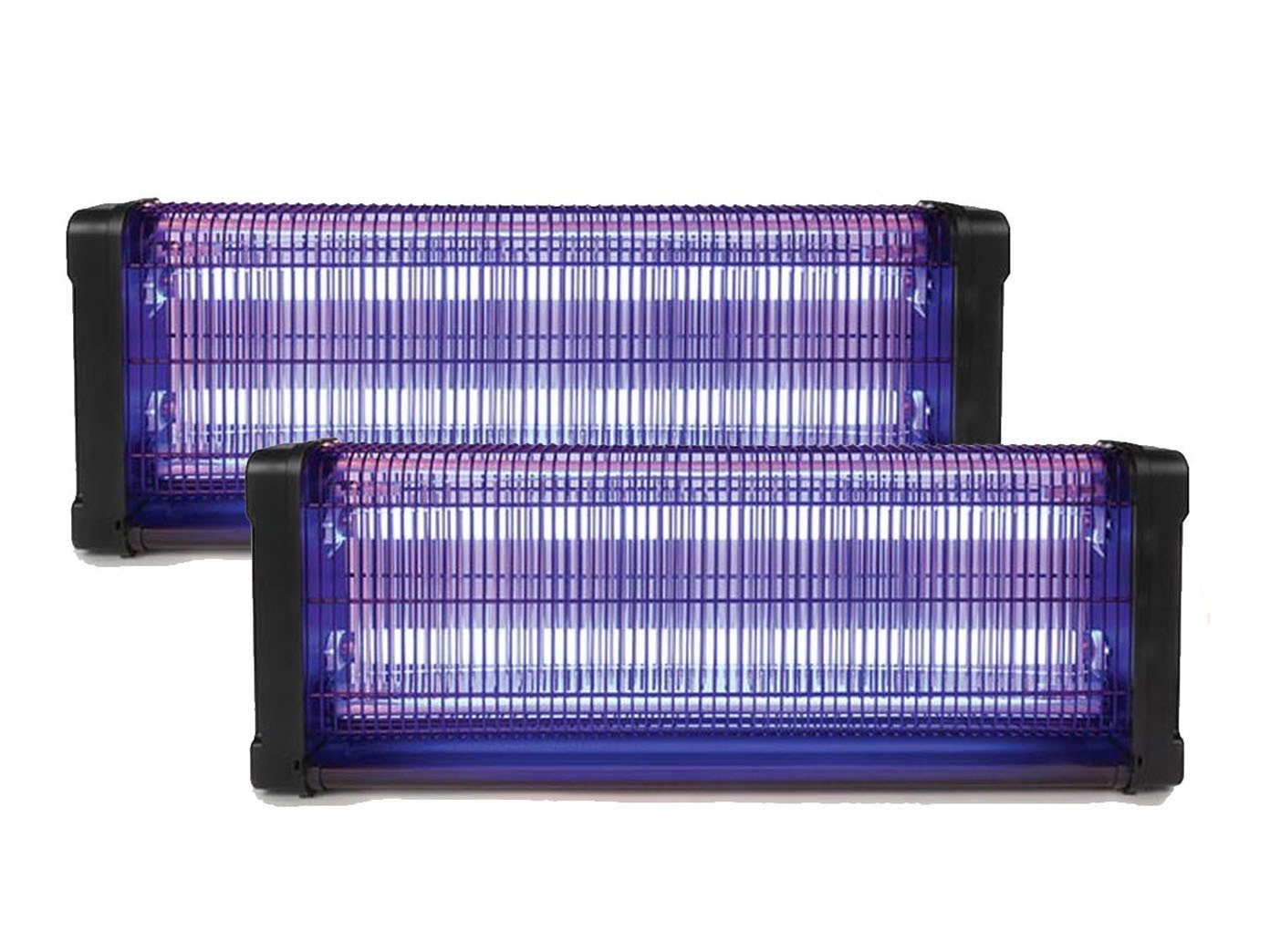 PEREL Insektenschutzplissee, Hängend oder als Standgerät, UV Insektenlampe Stechmücken-Falle Mückenlampe Fliegenfalle 30-150m²