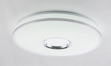 Globo Deckenleuchte Deckenleuchte LED Wohnzimmer Deckenlampe dimmbar weiß Rund 49 cm