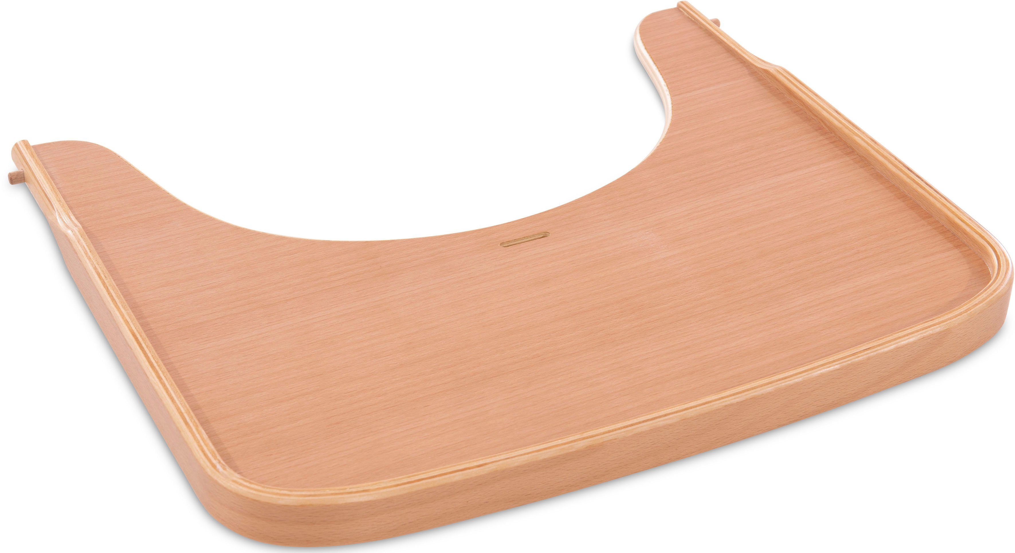 Hauck Hochstuhltablett Alpha Wooden Tray Essbrett, natur, Buchenholz, für H günstig online kaufen