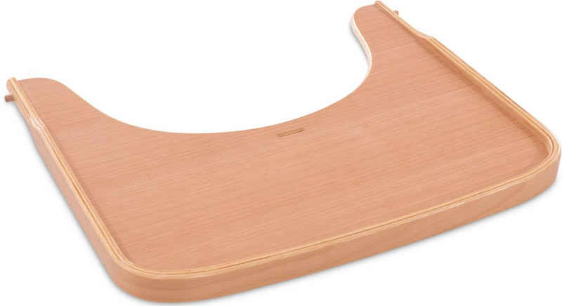 Hauck Hochstuhltablett Alpha Wooden Tray Essbrett, natur, Buchenholz, für Hochstühle Alpha+ und Alpha+ Select