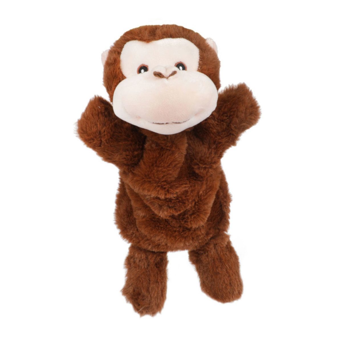 Toi-Toys Anziehpuppe PLUSH Plüsch-Tier Handpuppe, Detailreich gestaltet für fantasievolles Spiel