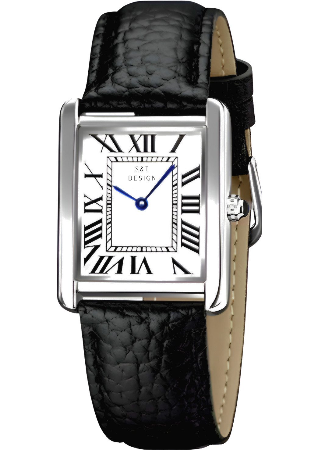 Quarzuhr Vintage Paar Uhren Armbanduhr Damen Herren Rechteckige Uhr
