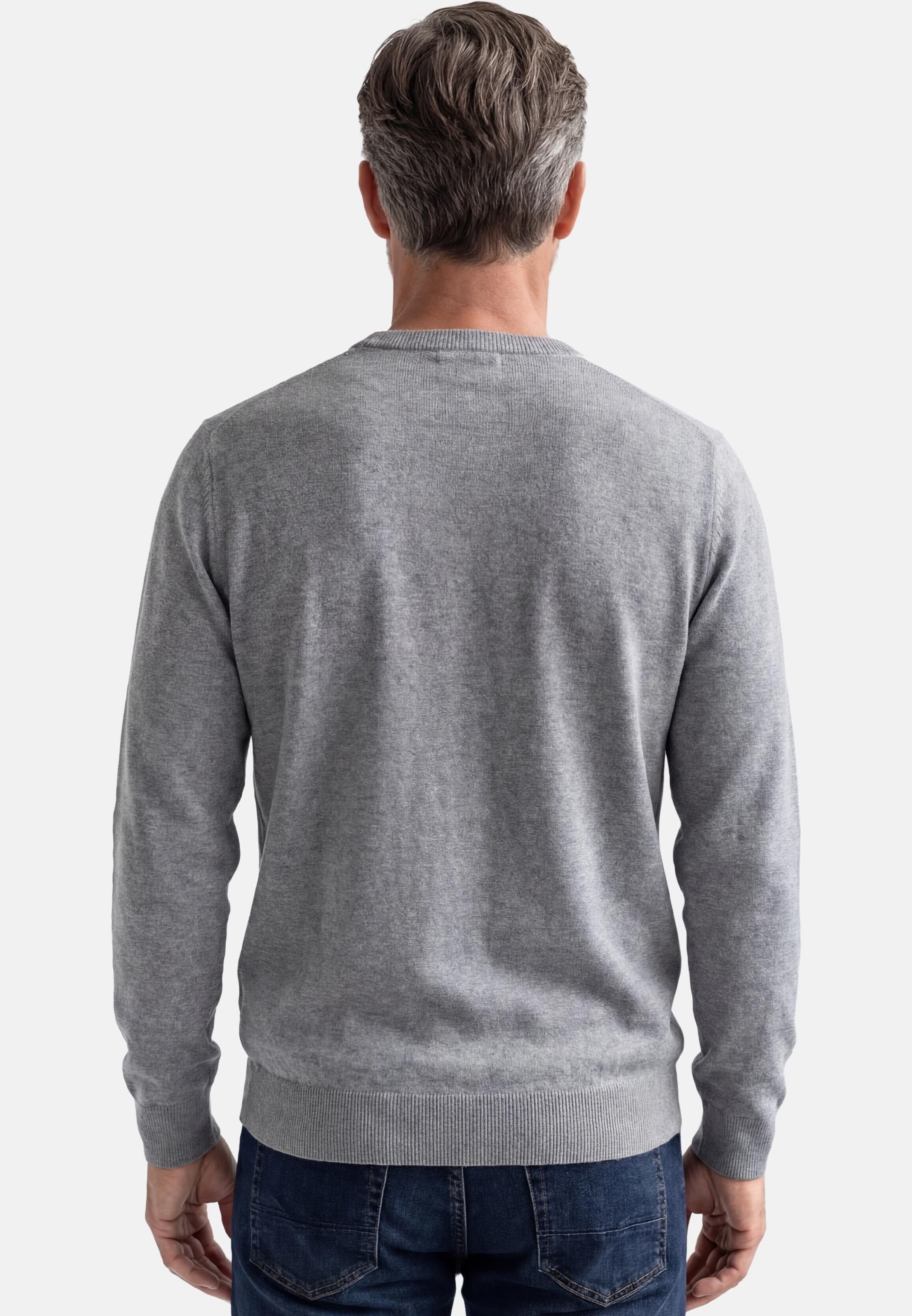 Redmond Rundhalspullover Basic (1-tlg) Pullover - Baumwolle - Atmungsaktiv - Weicher Feinstrick