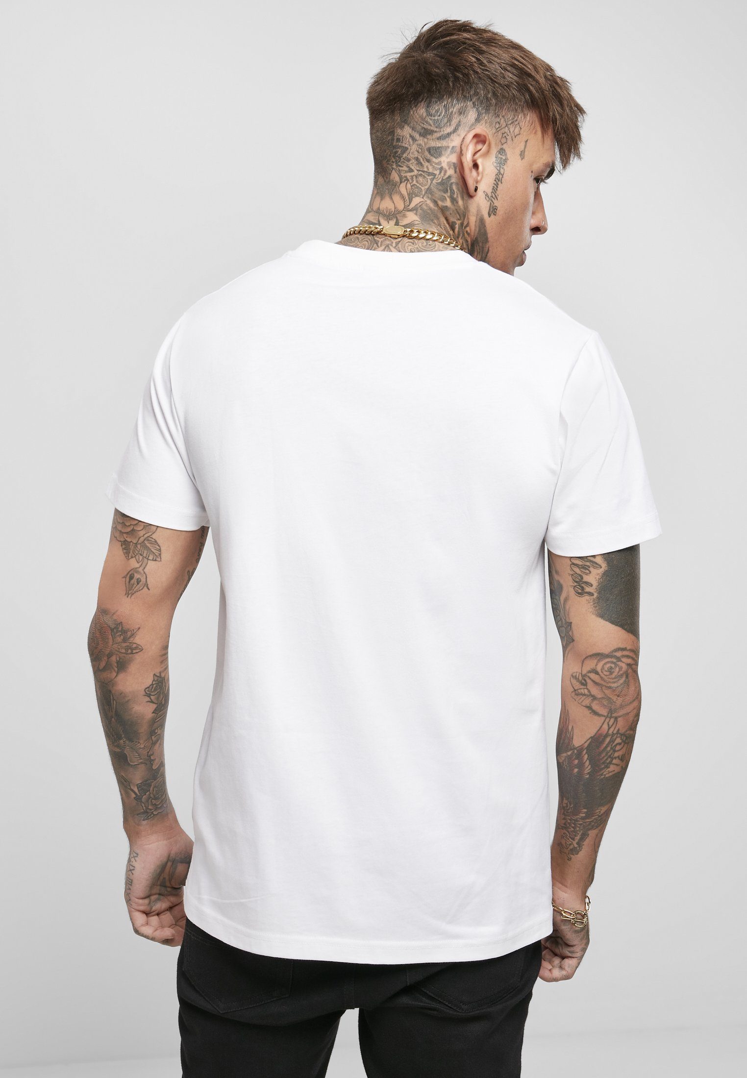 MisterTee Herren Tee Easy white T-Shirt (1-tlg)