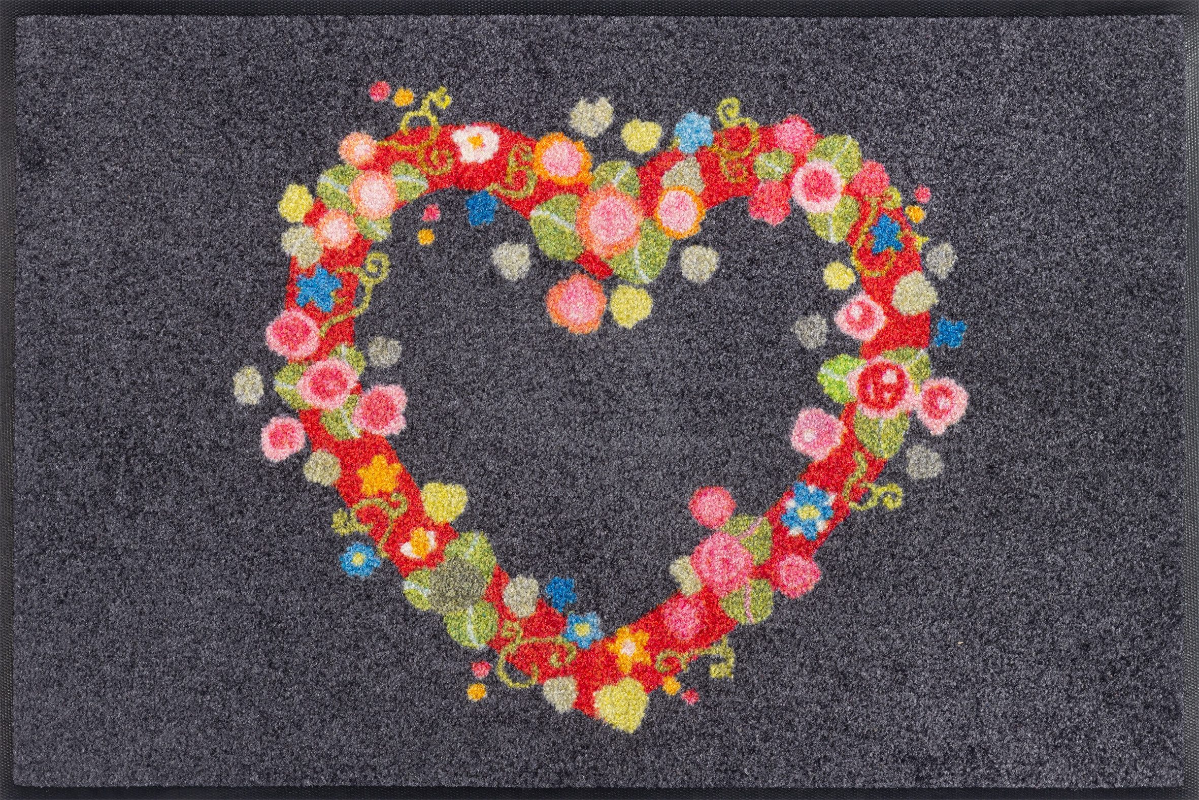 wash+dry by Kleen-Tex Fußmatte Floral Romance, rechteckig, Höhe: 7 mm günstig online kaufen