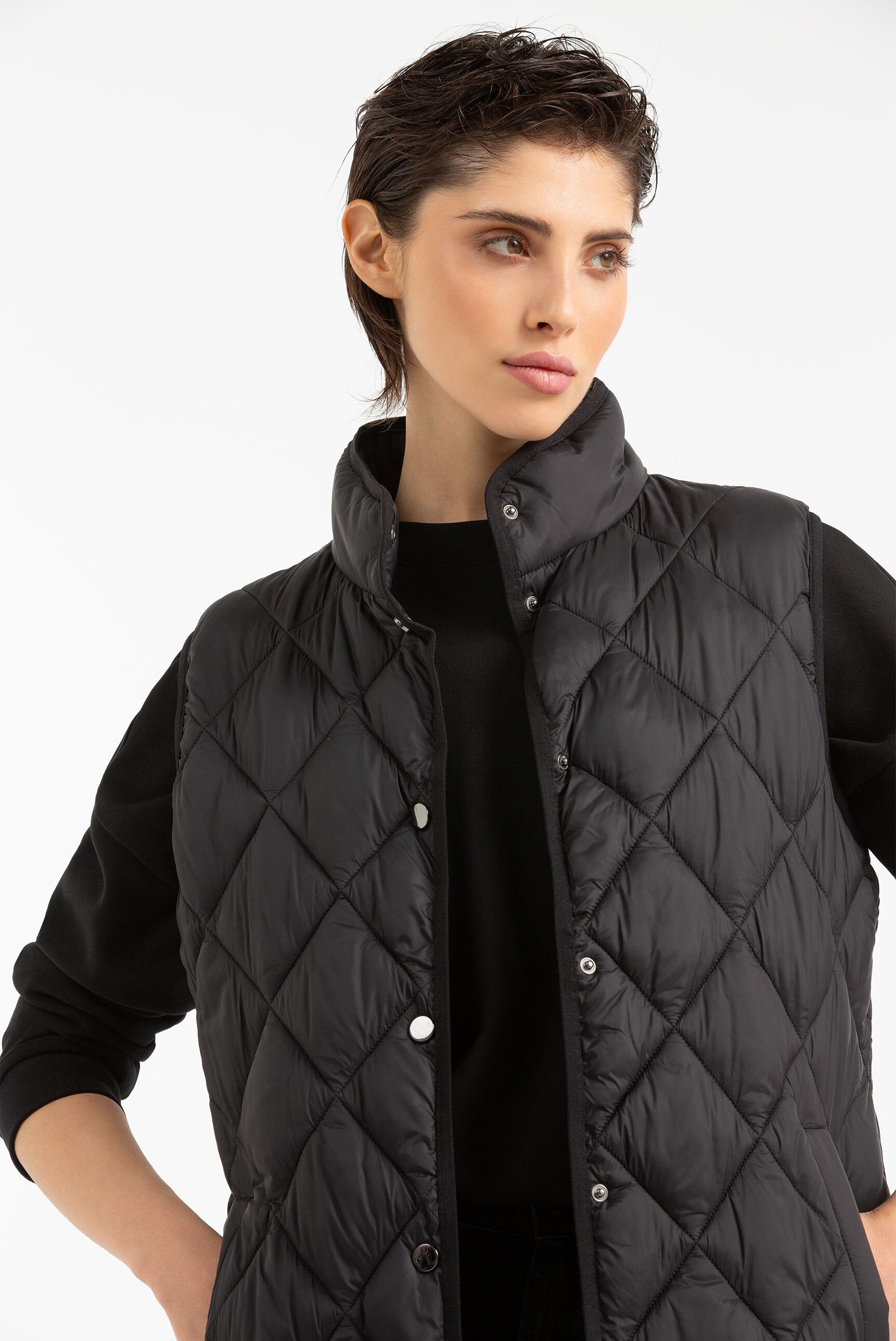 SENSES.THE LABEL Longweste mit Schlitze an den Seiten