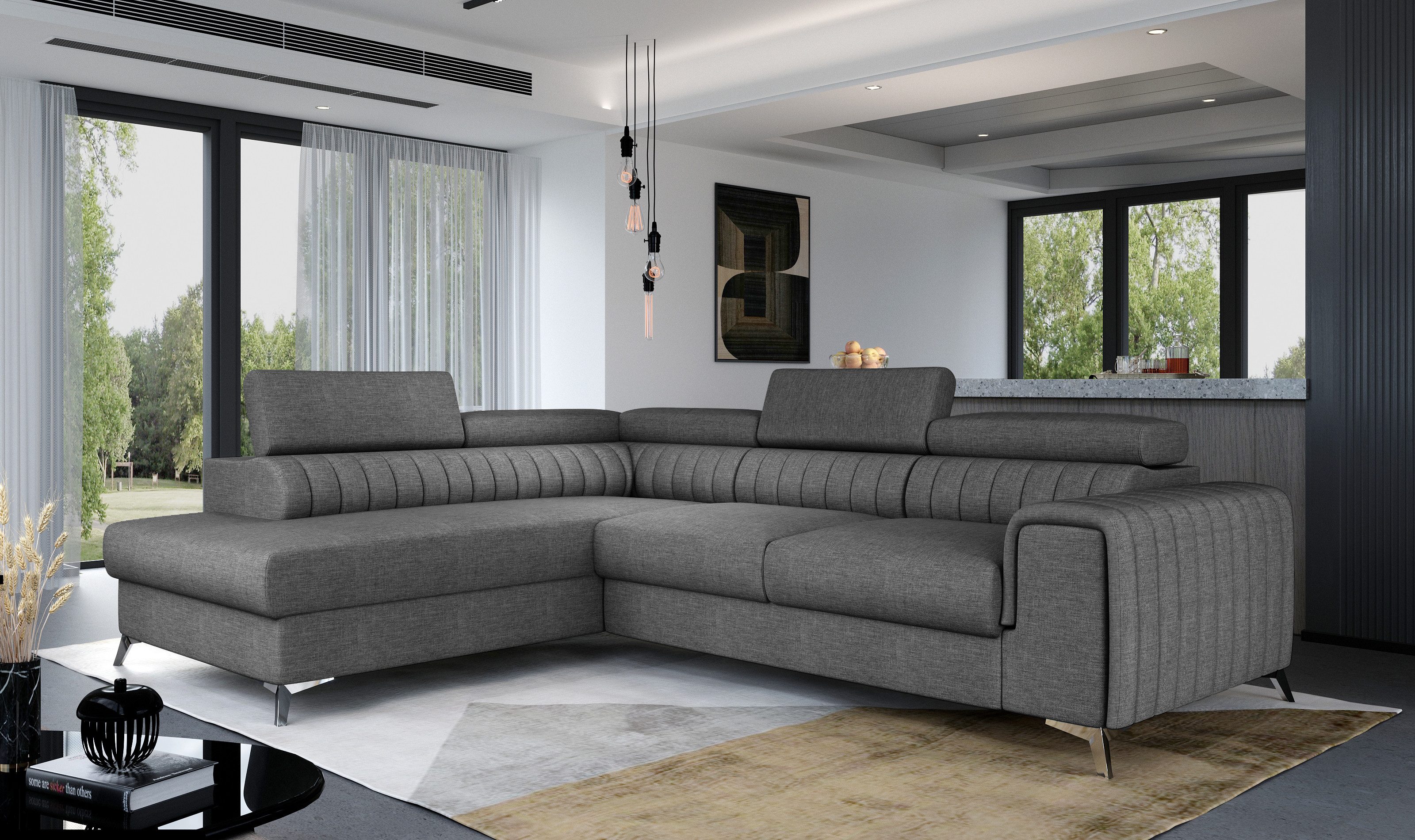 MOEBLO Ecksofa OLIVIER, mit Schlaffunktion und günstig online kaufen