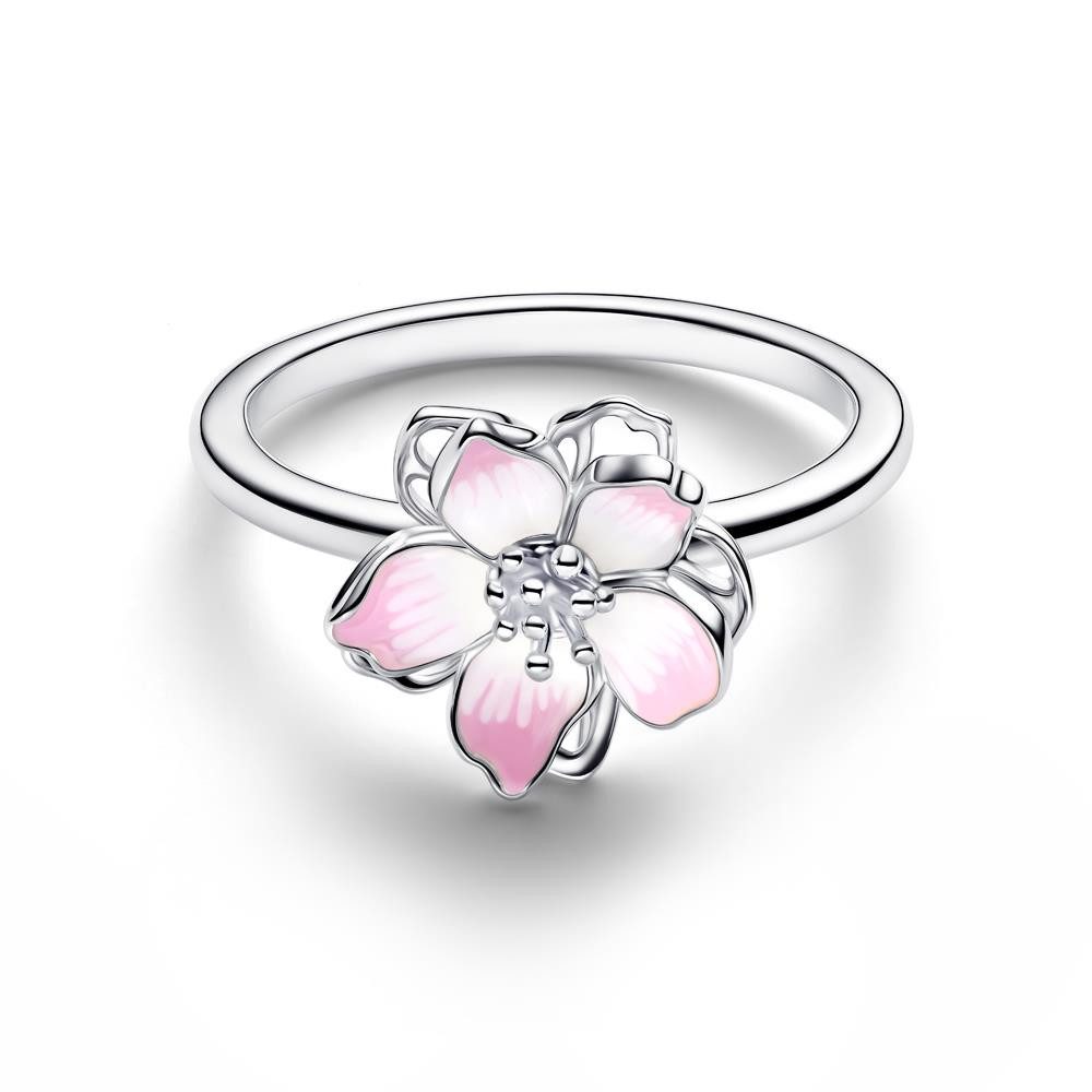 Pandora Fingerring PANDORA Moments Kirschblüte Ring für Damen, 925er Silber