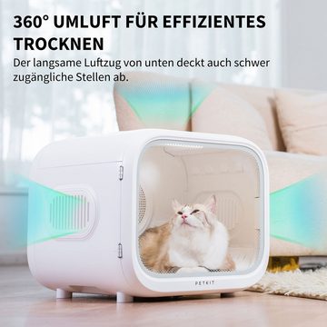 purplerain Fellpflege Petkit Trockner für Katzen, Automatischer Haustiertrockner