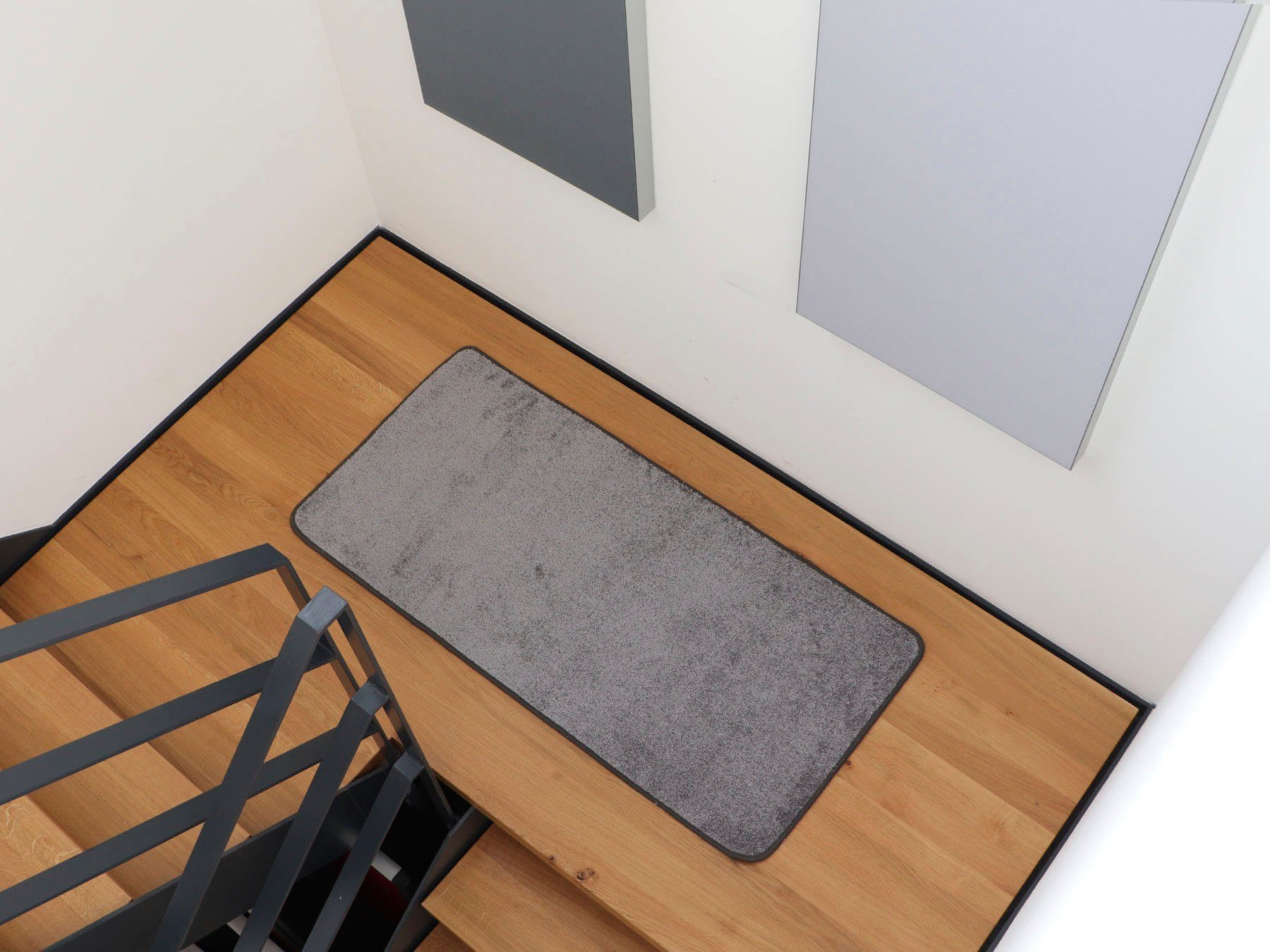 Primaflor-Ideen in Textil Läufer MANILA, Made in Netherlands, rechteckig, Höhe: 10 mm, Kurzflor, Uni Farben, ideal im Wohnzimmer & Schlafzimmer