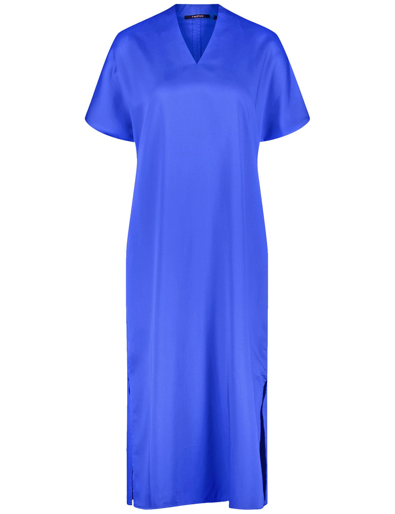 TAIFUN Minikleid Fließendes Midikleid mit V-Ausschnitt mehr