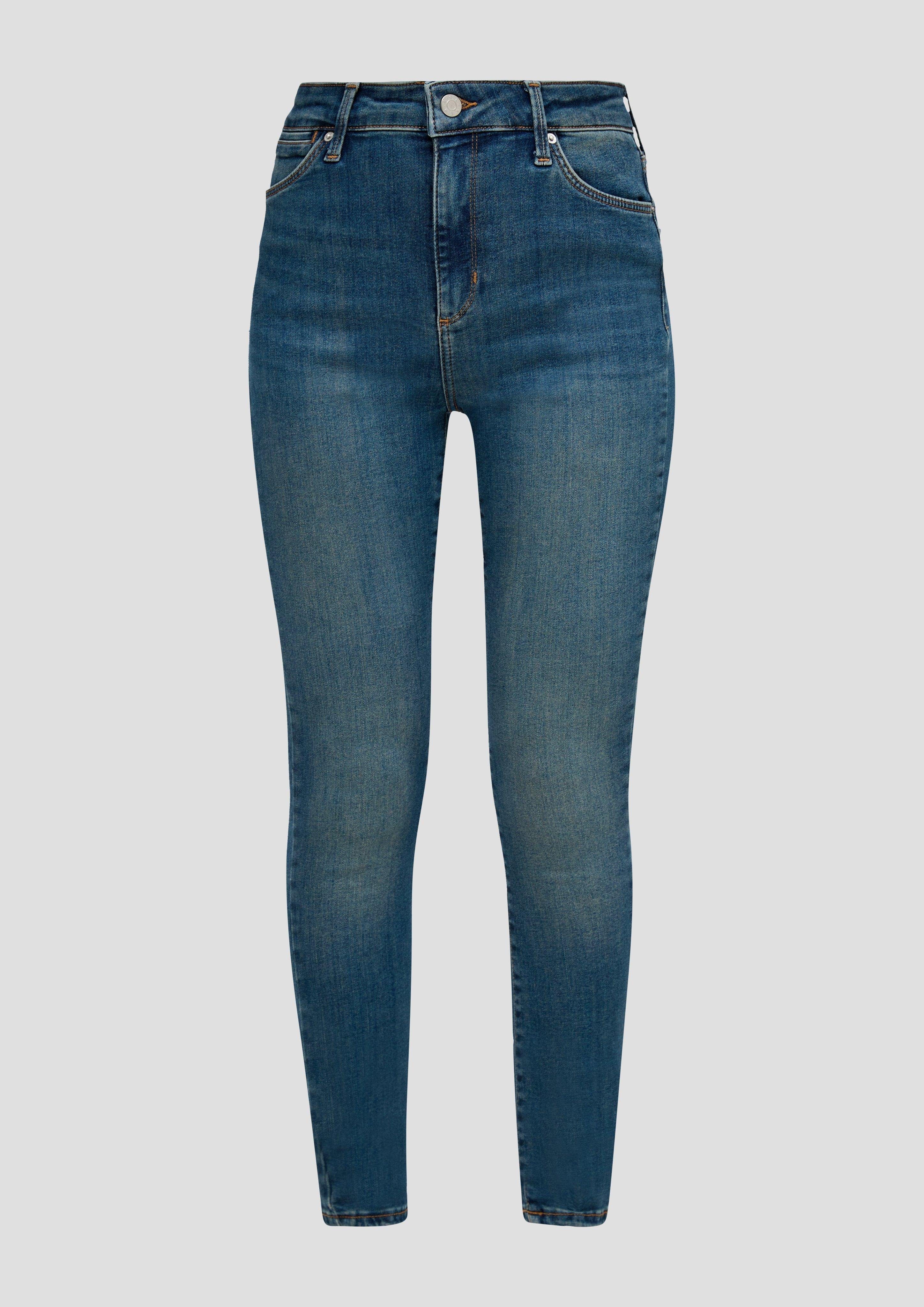 Super Leder-Patch Skinny Super / Rise / / Fit s.Oliver Skinny 5-Pocket-Jeans Leg Jeans High Anny