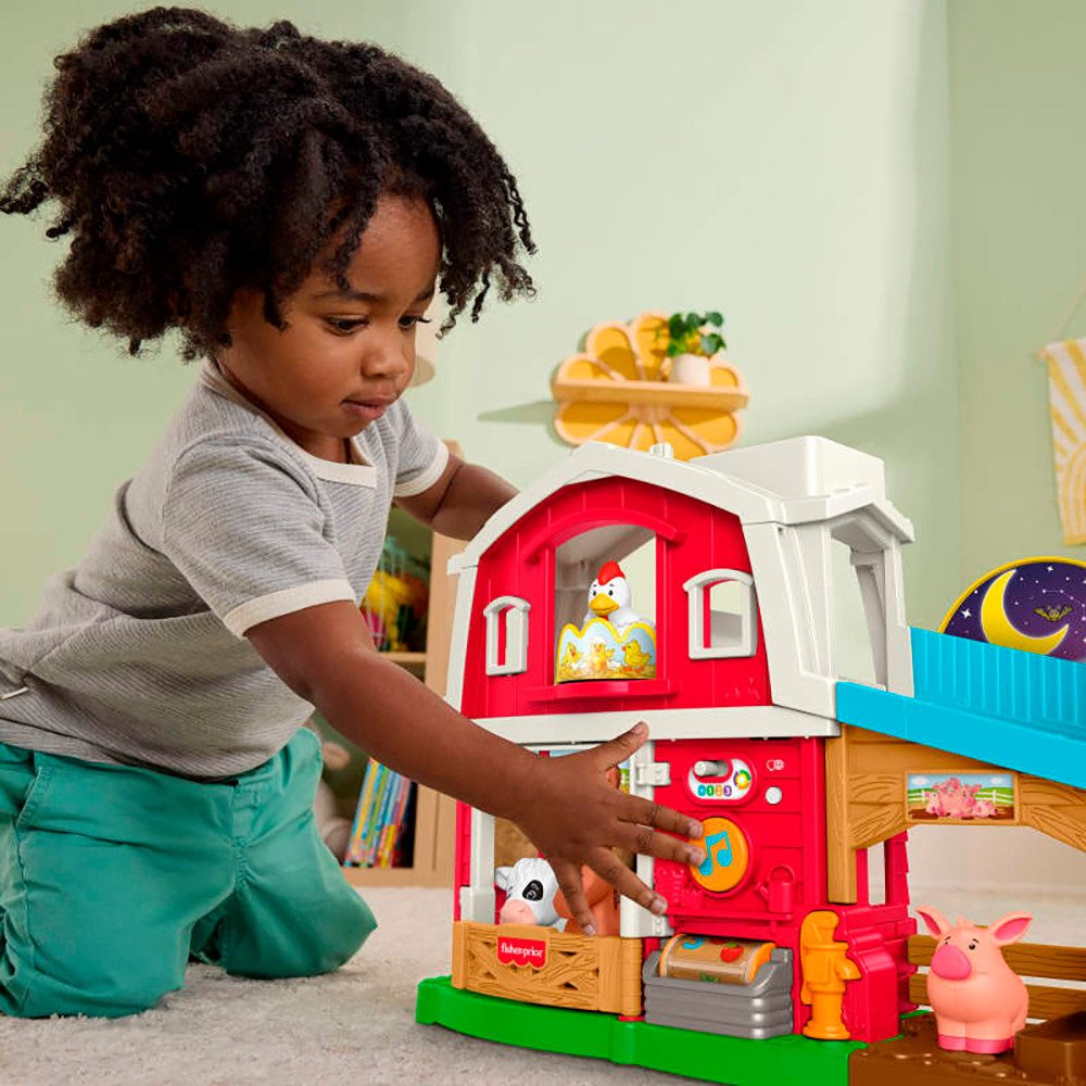 Fisher-Price® Lernspielzeug Little People Bauernhof (D, F, E, I, DU), mit Sound – Bild 3 von 5