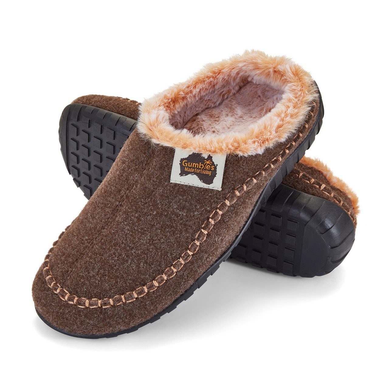 Gumbies Ossa Low chocolatebraun/cream Hausschuh
