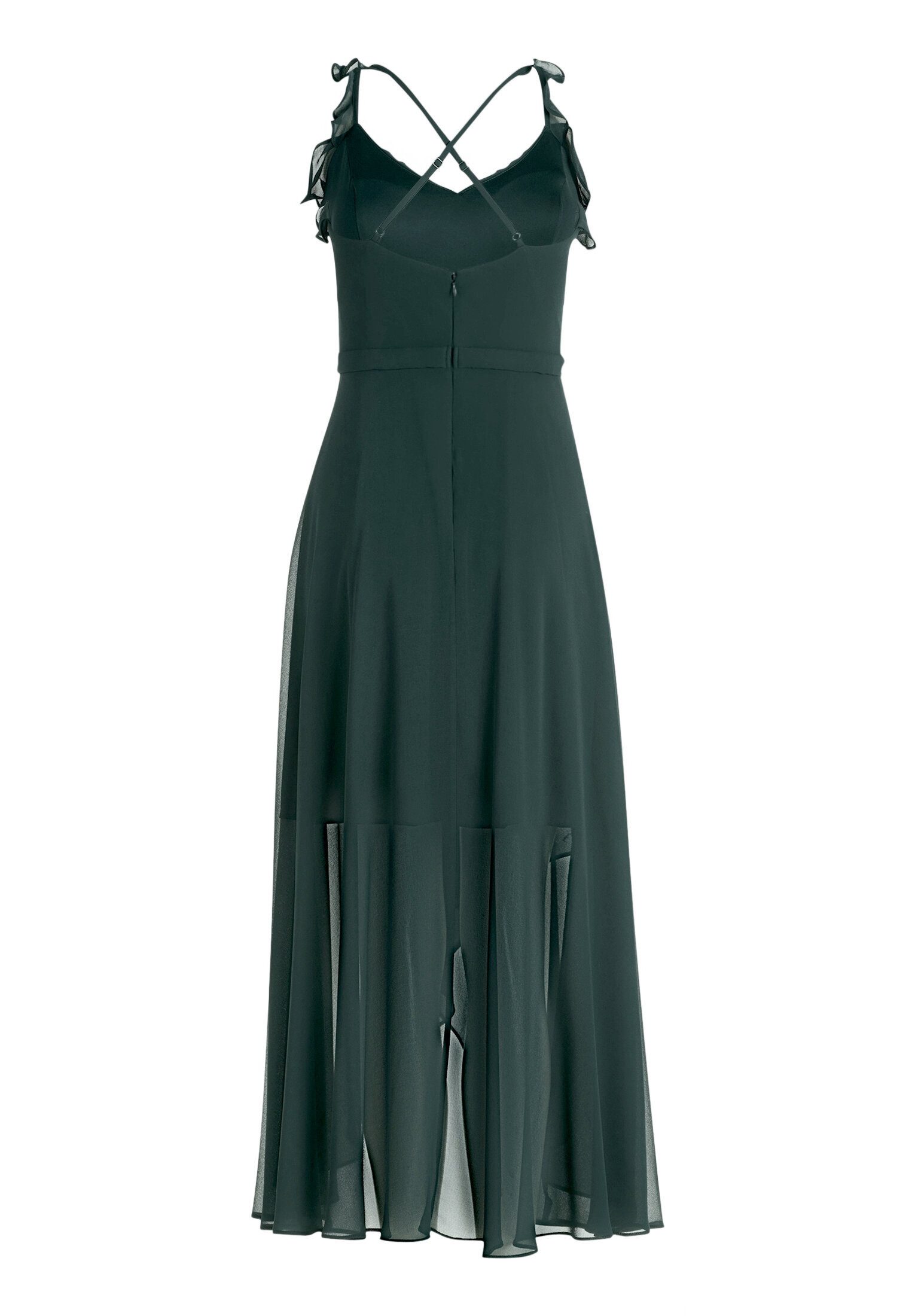 Vera Mont Abendkleid Damen mit Volant Wickel-Design