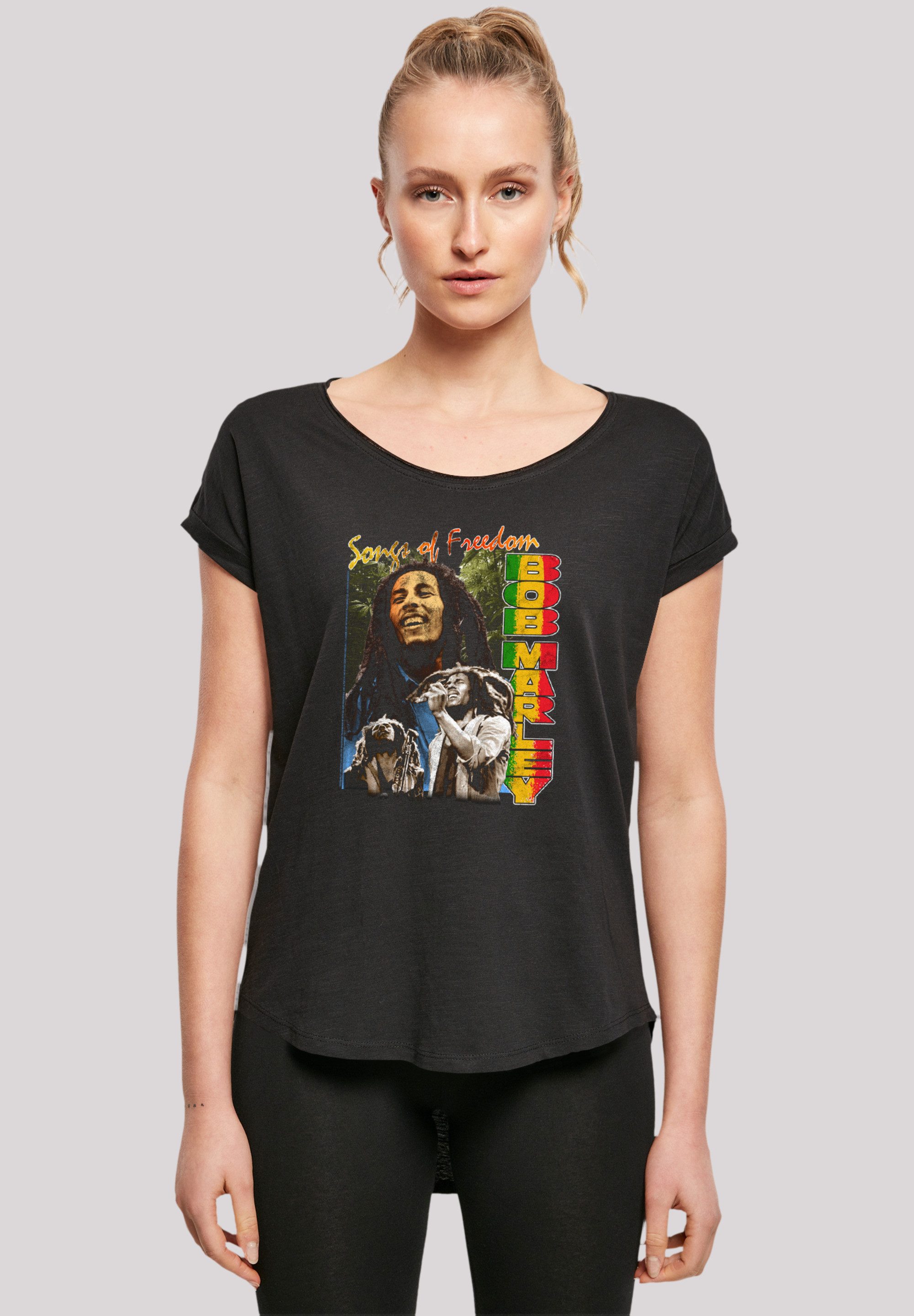 F4NT4STIC T-Shirt Bob Marley Freedom Vintage günstig online kaufen