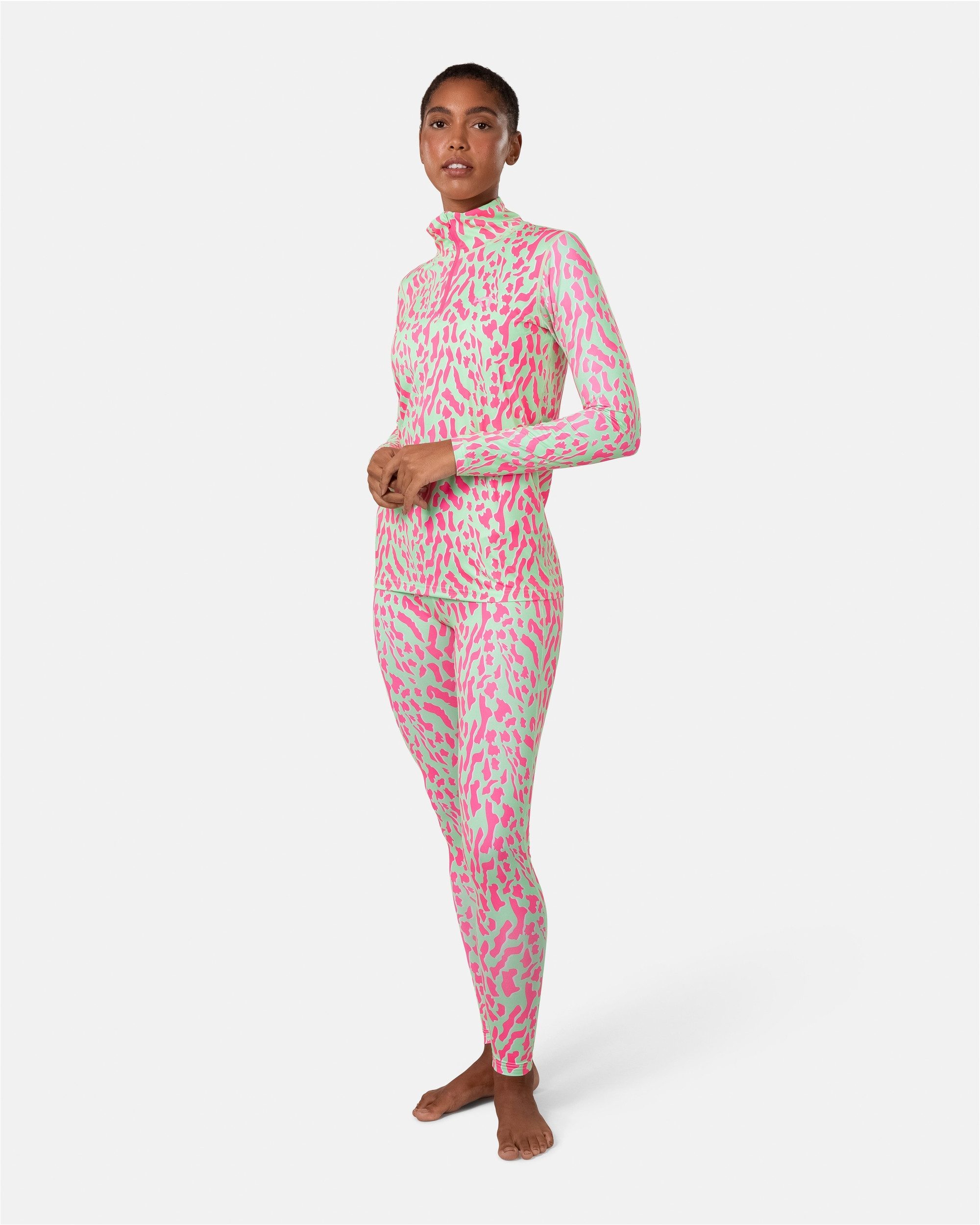 Kari Traa Funktionsshirt FRYD mit 1/4 Zip und Stehkragen