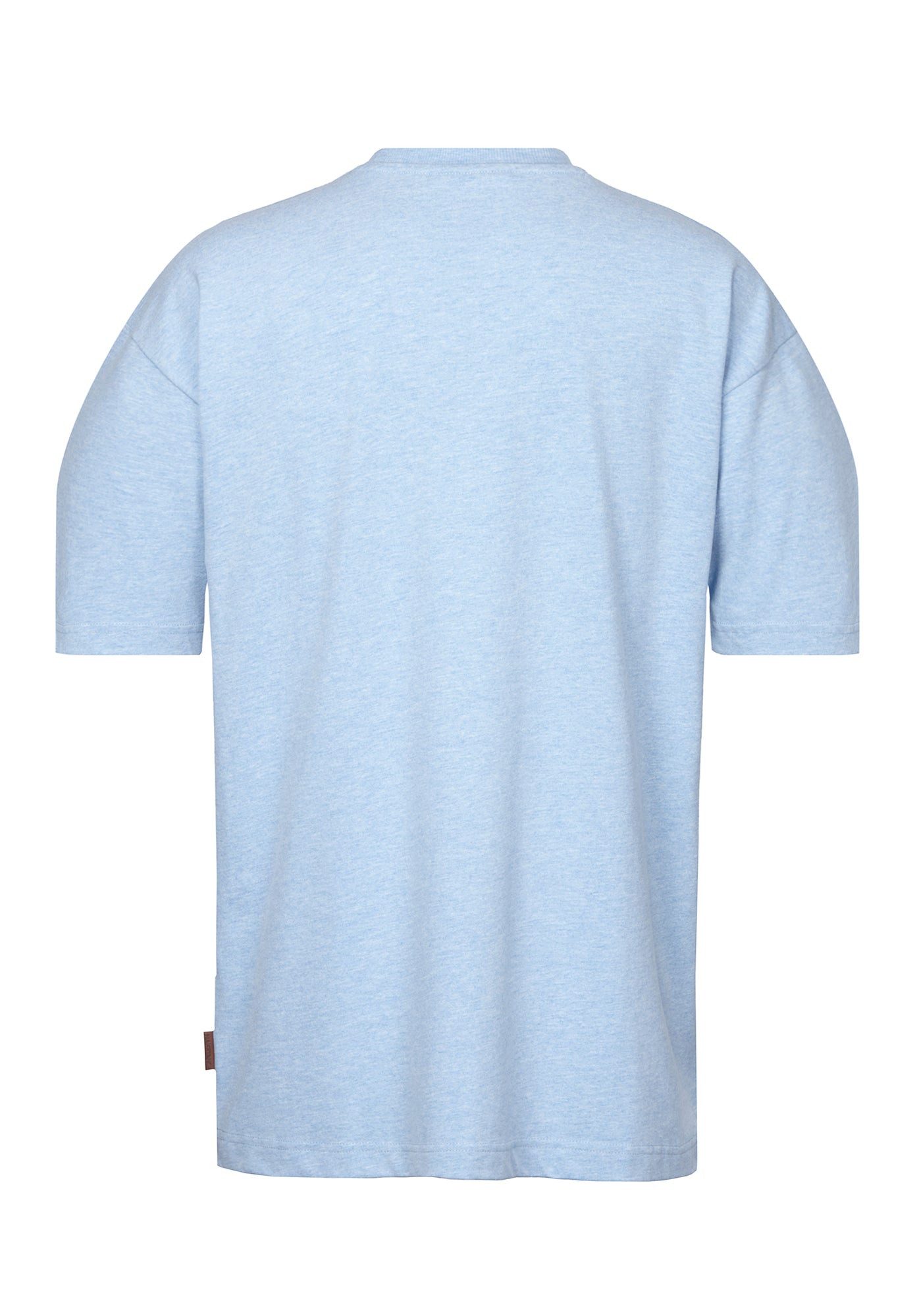 naketano T-Shirt Oversize Baumwolle Rundhals Kurzarm Streetwear Basic Sommershirt (1-tlg) weich, bequem, casual, vegan, meliert, lockerer Schnitt, Alltag