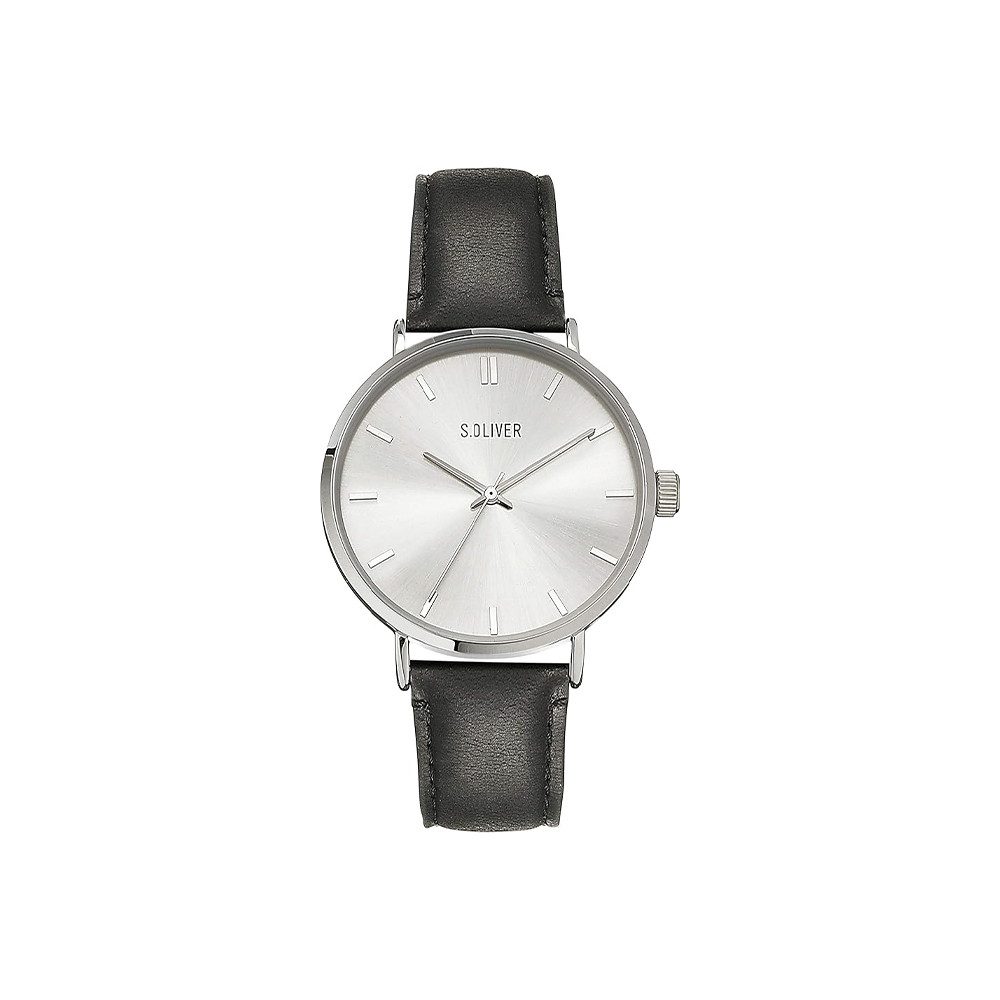 s.Oliver Quarzuhr s.Oliver Armbanduhr mit Kunstlederarmband günstig online kaufen