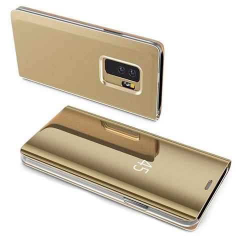 cofi1453 Smartphone-Hülle Spiegel Mirror Smart Cover Schale Schutzhülle Tasche Case Schutz