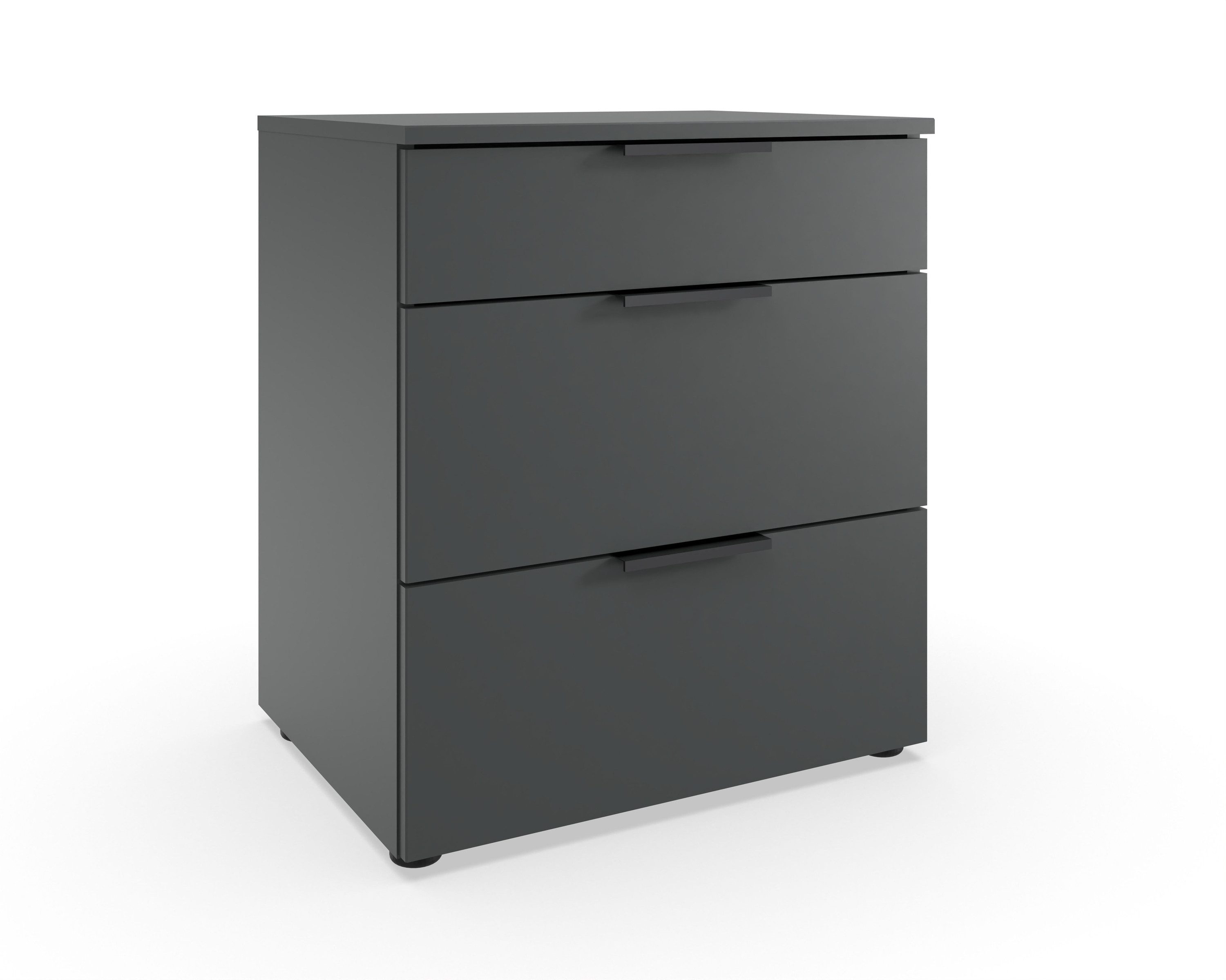 freiraum Nachtkommode OXFORD, in GRAPHIT - 54x61x41cm (BxHxT)