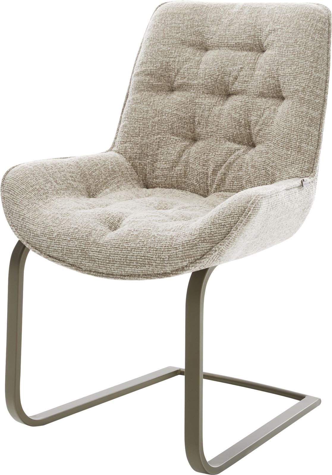 DELIFE Polsterstuhl Taimi-Flex, Freischwinger flach Effektfinish günstig online kaufen