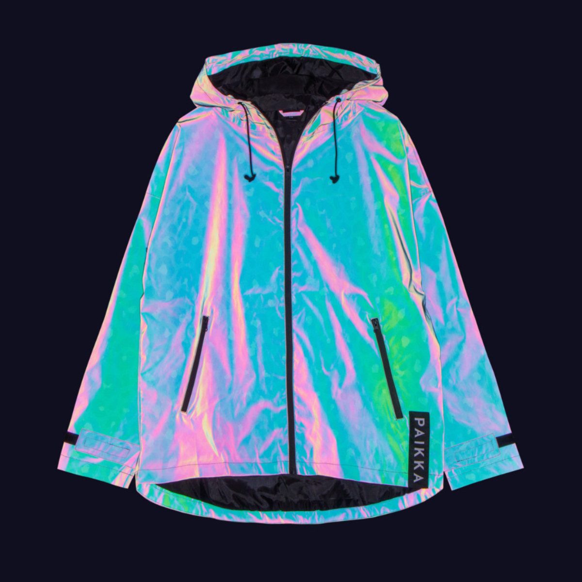 PAIKKA Outdoorjacke Regenmantel für Zweibeiner reflektierend Unisex "Human Visibility Rai