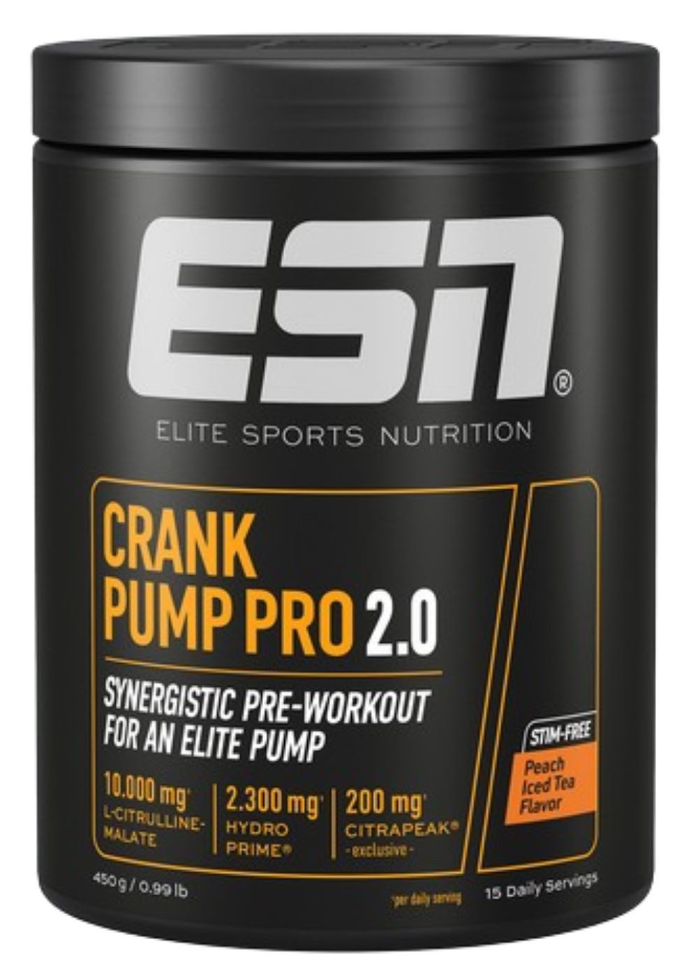 ESN ESN Pump Booster Crank Pump Pro 2.0 450g Pulver, Enthält Creatinol-O-Phosphat & Glycerin