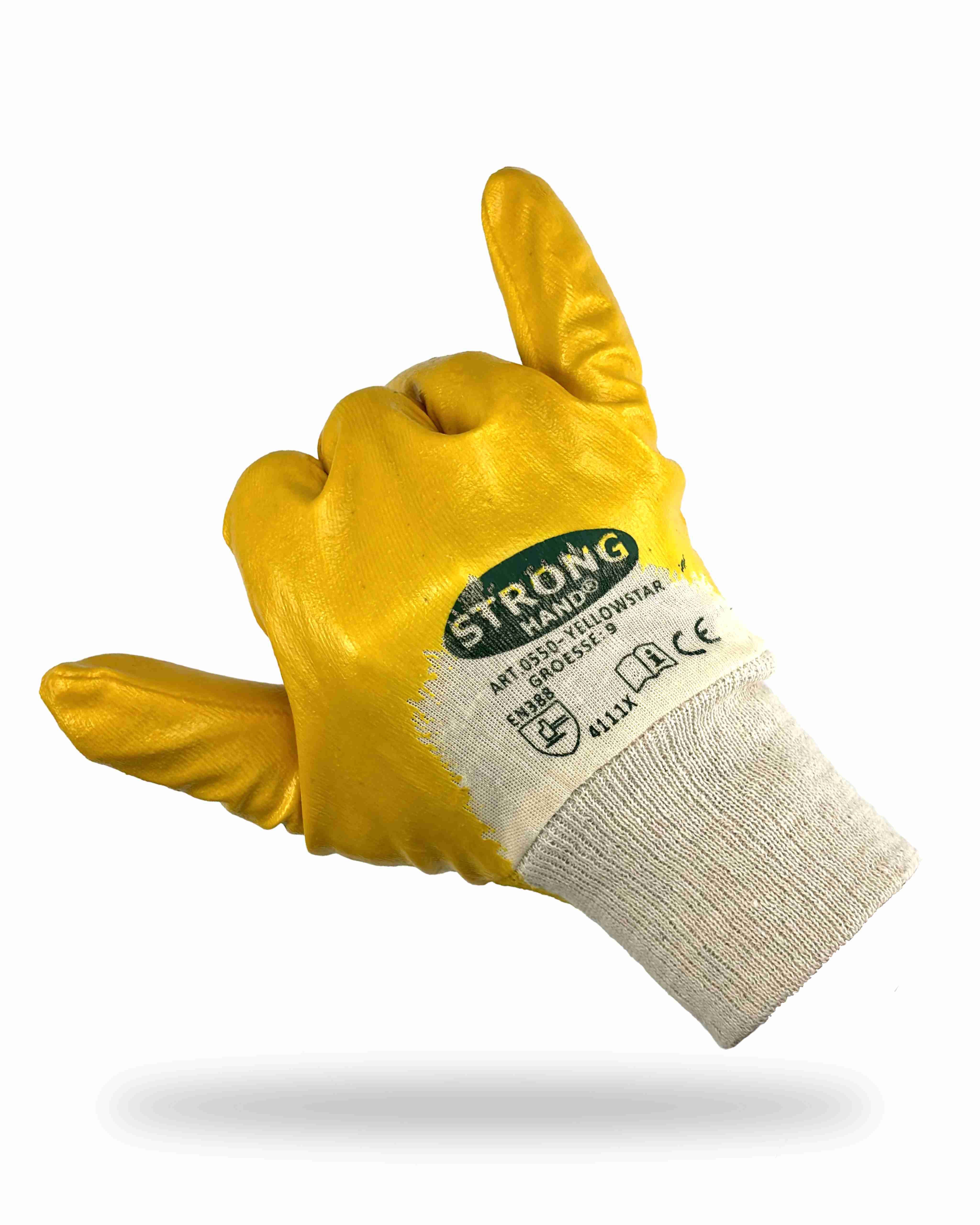 Stronghand Arbeitshandschuhe Yellowstar 0550 Arbeitshandschuhe, Gelb günstig online kaufen