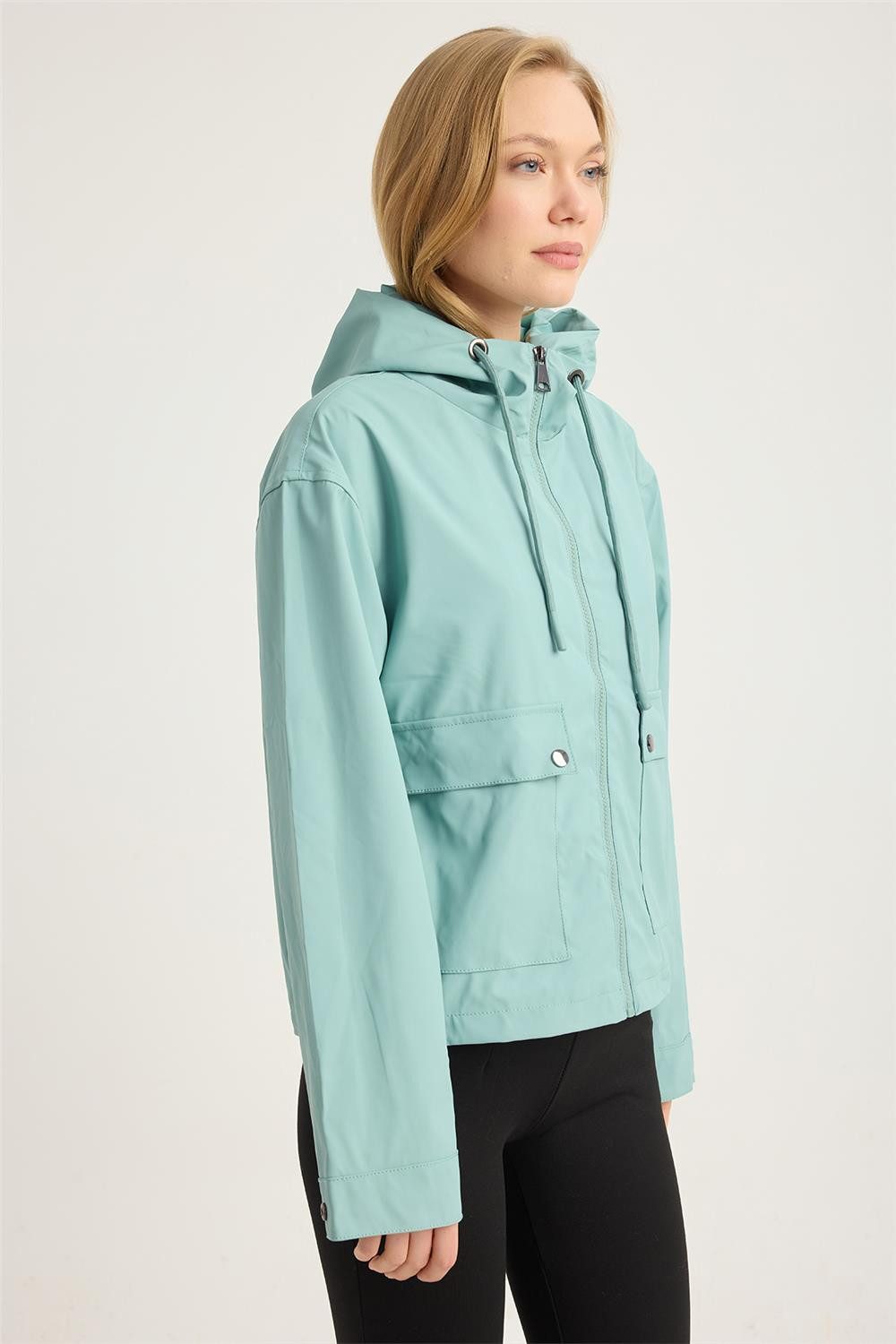 HomeStore Trenchcoat Windjacke mit Kapuze