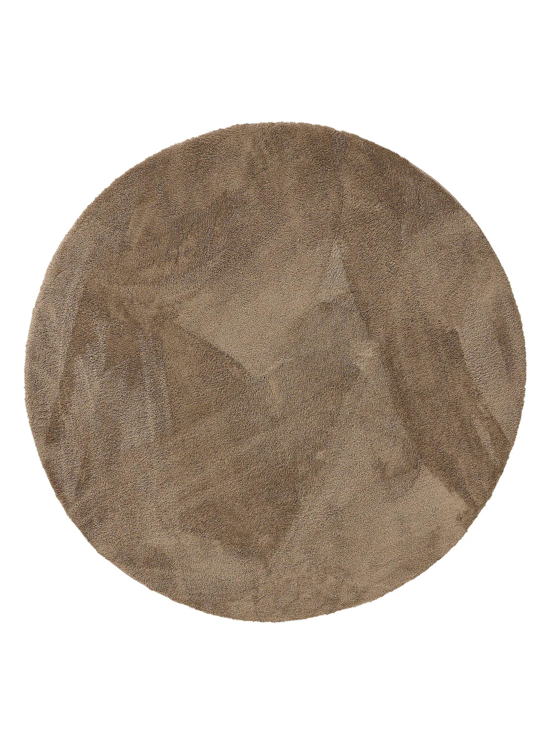 benuta Hochflor-Teppich Soda, rund, Höhe: 21 mm, Teppich Wohnzimmer, Schlafzimmer, Esszimmer, Flur, Kunstfaser, Cozy