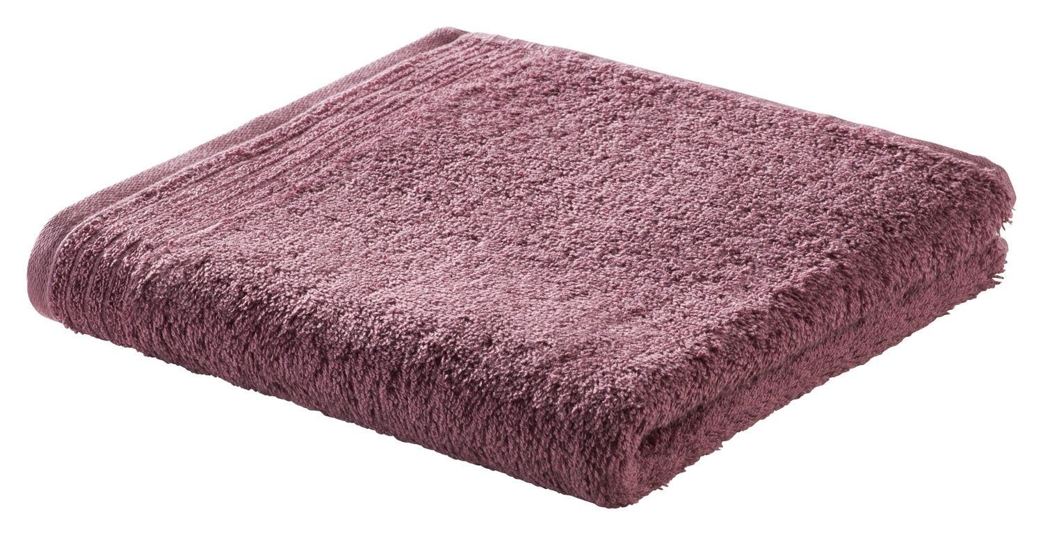 Vossen Handtücher Duschtuch WINTER, Rosa, B 67 cm, L 140 cm, Baumwolle