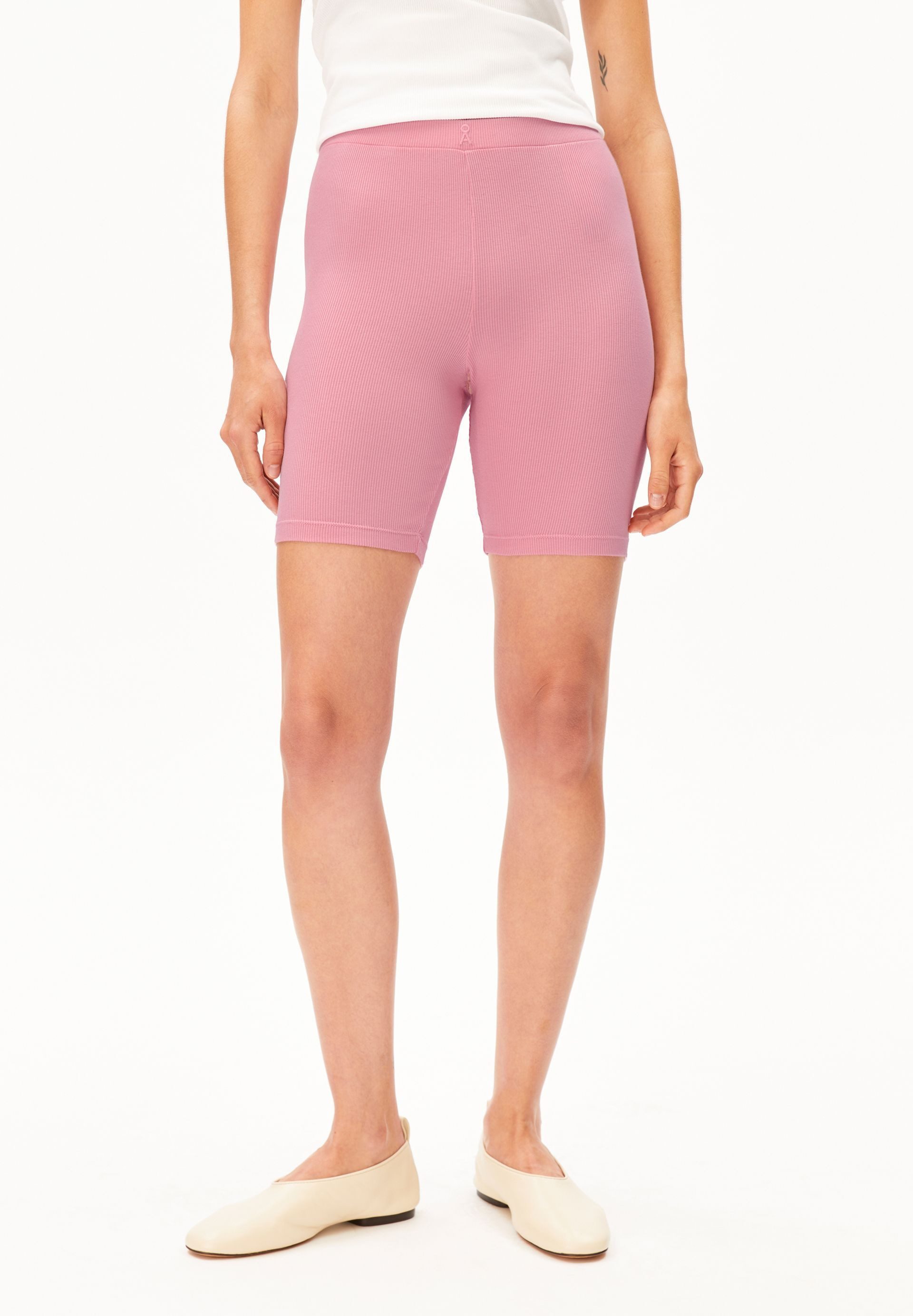 Armedangels Shorts GMT DYE RIB Short aus Bio-Baumwoll Mix (Fitted)