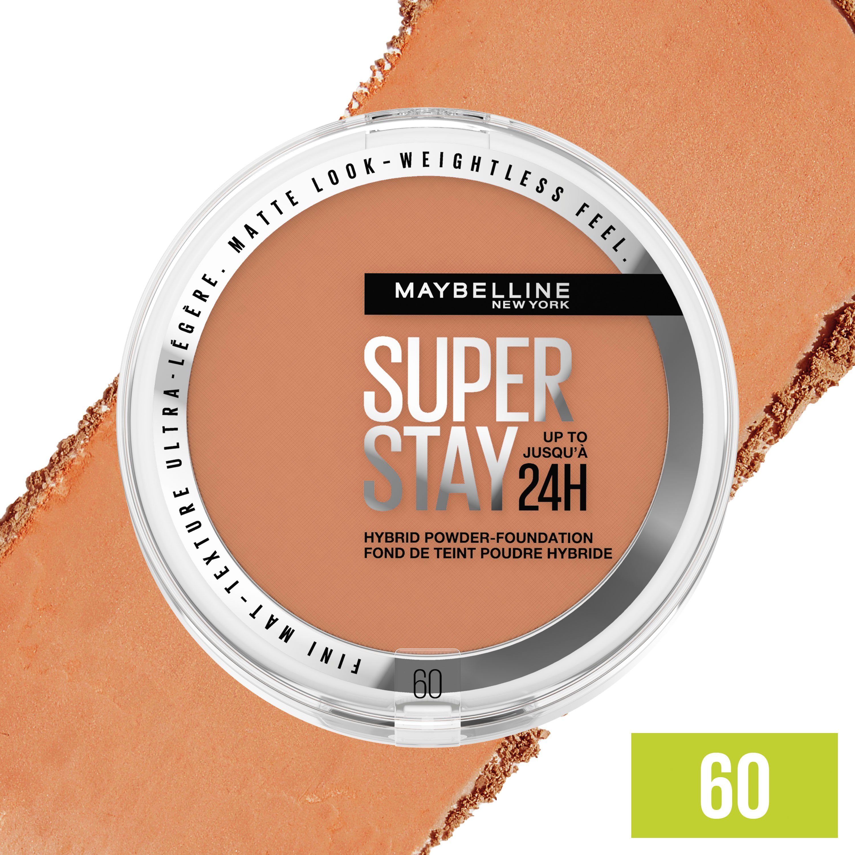 MAYBELLINE NEW YORK New Puder Make-Up Hybrides Foundation York Maybelline Stay Super