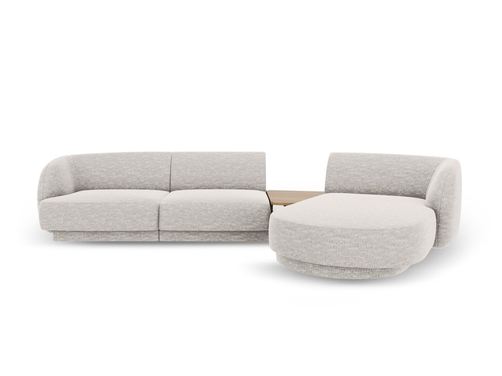 Micadoni Sofa Miley, modular mit Recamiere 3-Sitzer