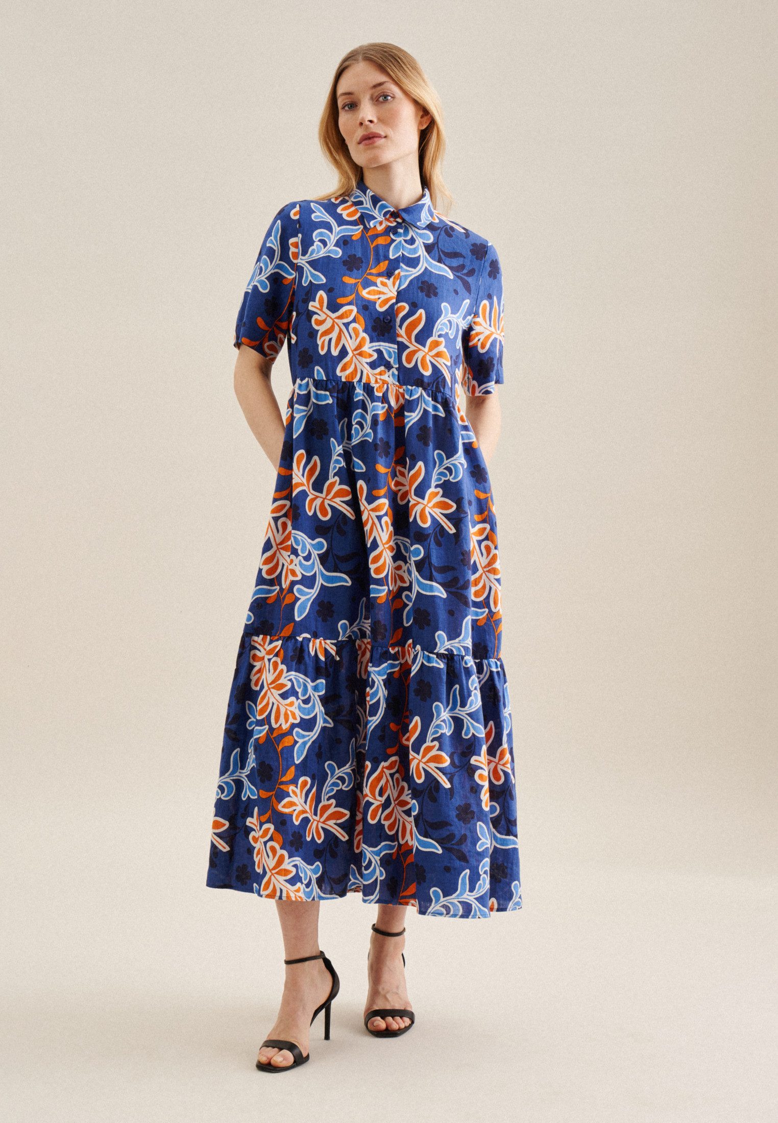 Sommerkleid Schwarze Rose