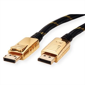 ROLINE GOLD DisplayPort Kabel, DP ST - ST Audio- & Video-Kabel, DisplayPort Männlich (Stecker), DisplayPort Männlich (Stecker) (100.0 cm)