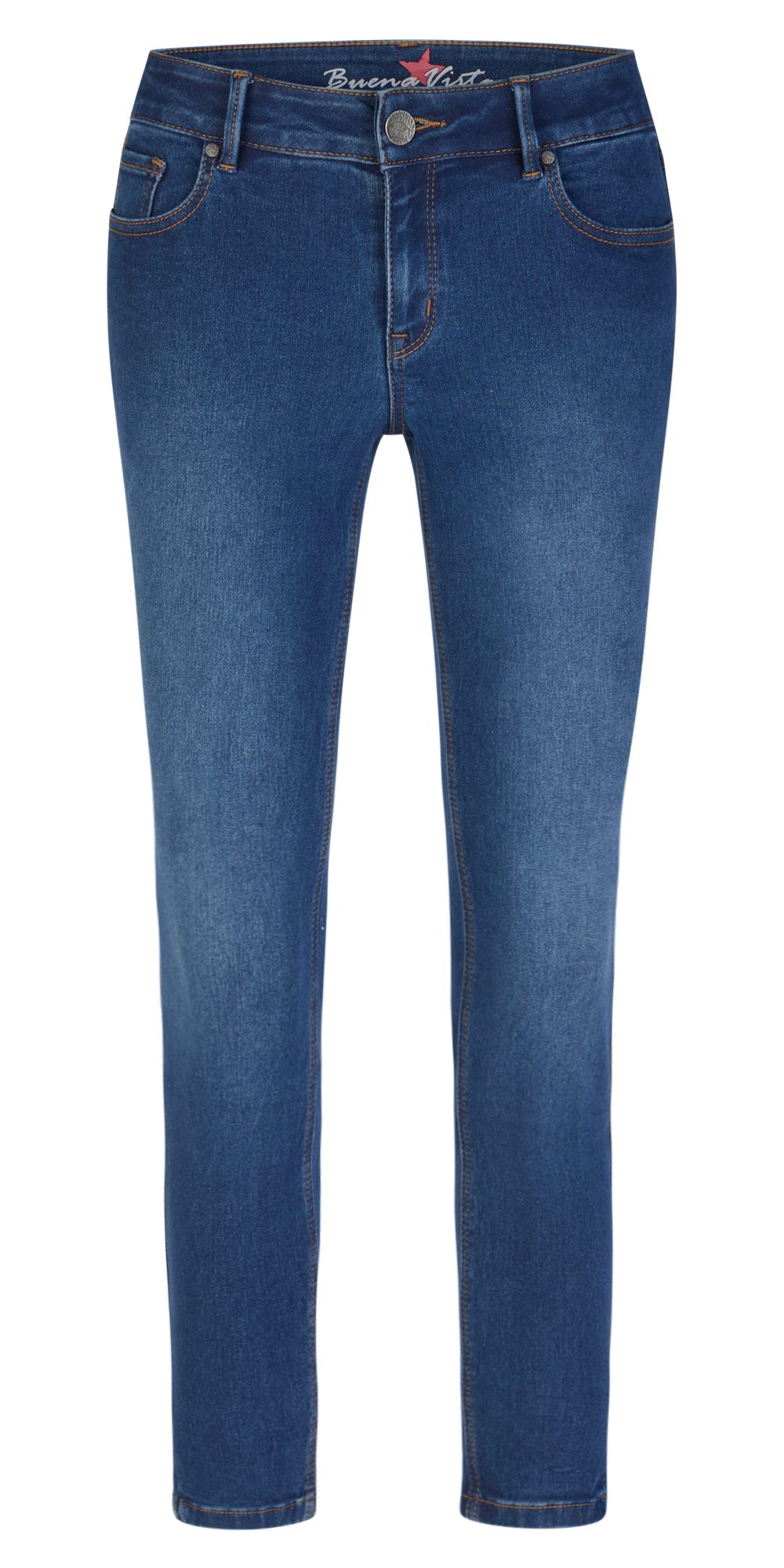 Buena Vista Stretch-Jeans BUENA VISTA ITALY V 7/8 mid blue 2509 B5311 401.8280 - Stretch Denim
