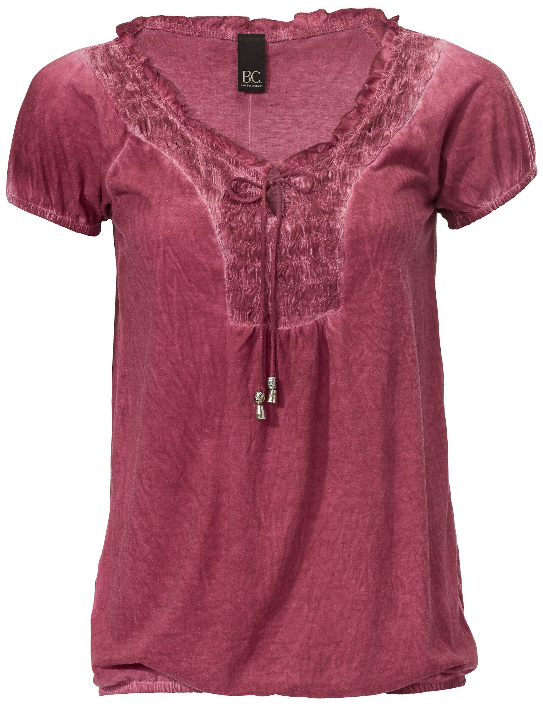 heine T-Shirt V-Shirt Kurzarm – Bild 3 von 4